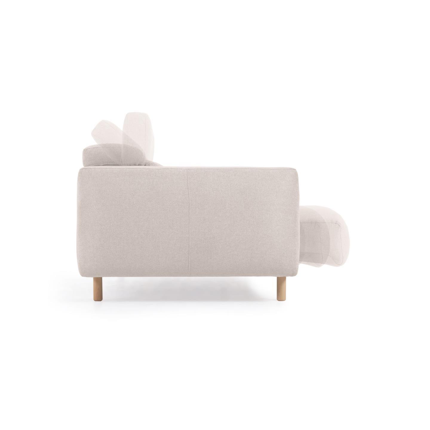 Sofa 3-osobowa SINGA piaskowy La Forma    Eye on Design