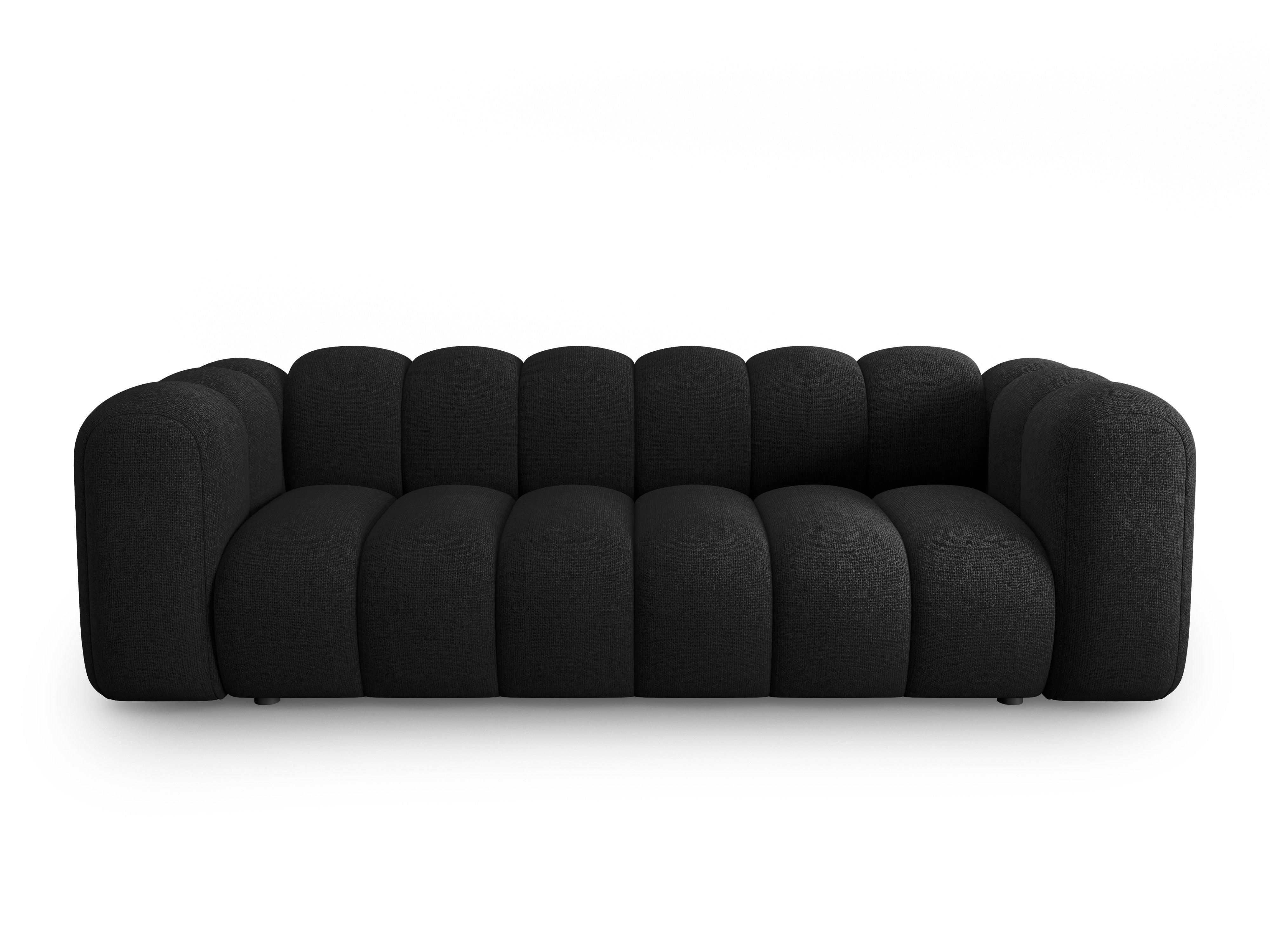 Sofa 3-osobowa SKYLER czarny szenil Interieurs 86    Eye on Design