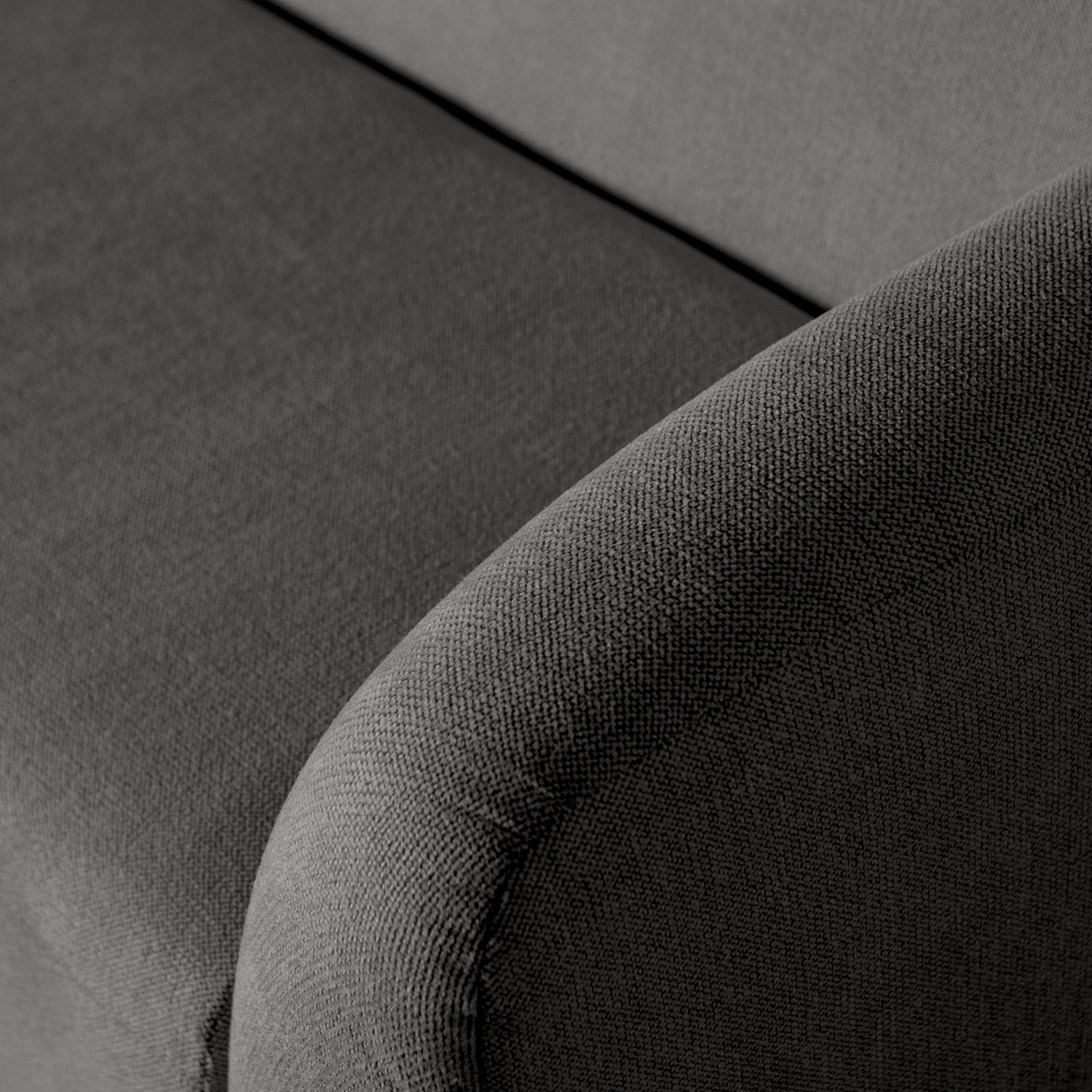 Sofa 3-osobowa SLOPING melanż czarny Be Pure    Eye on Design