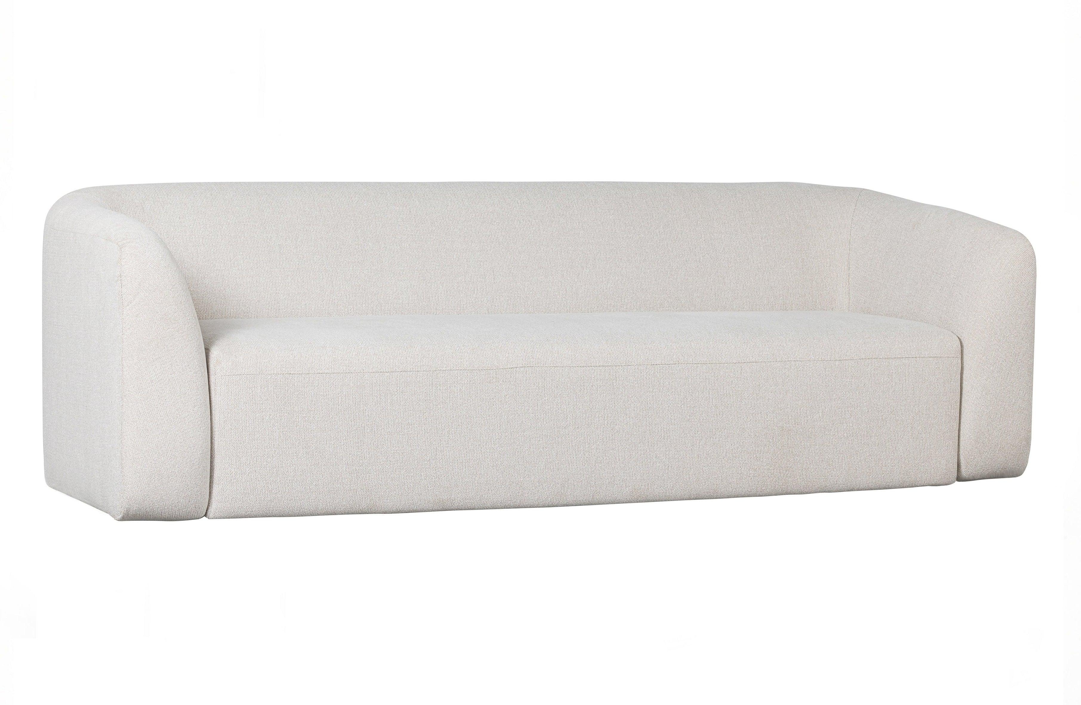 Sofa 3-osobowa SLOPING melanż perłowy Be Pure    Eye on Design