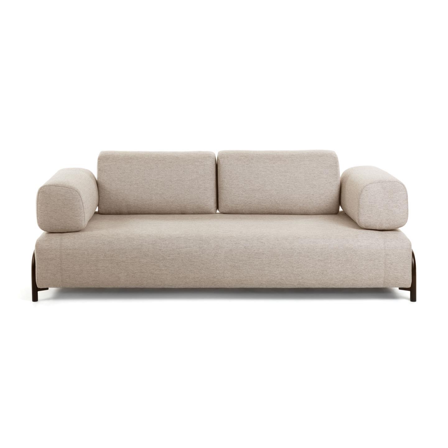 Sofa 3-osobowa z podłokietnikami COMPO beżowy La Forma    Eye on Design