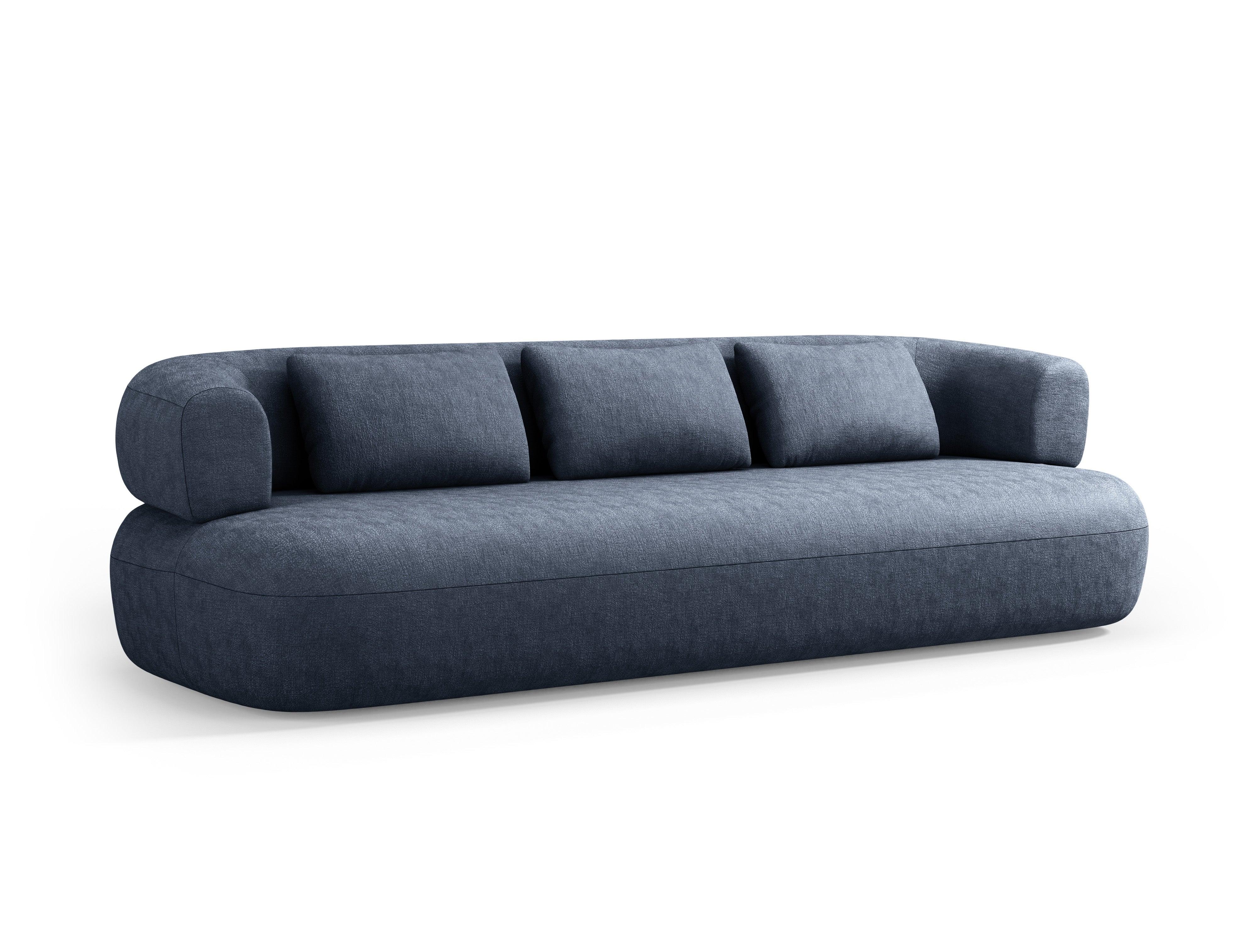 Sofa 4-osobowa ALDRIN granatowy szenil Windsor & Co    Eye on Design