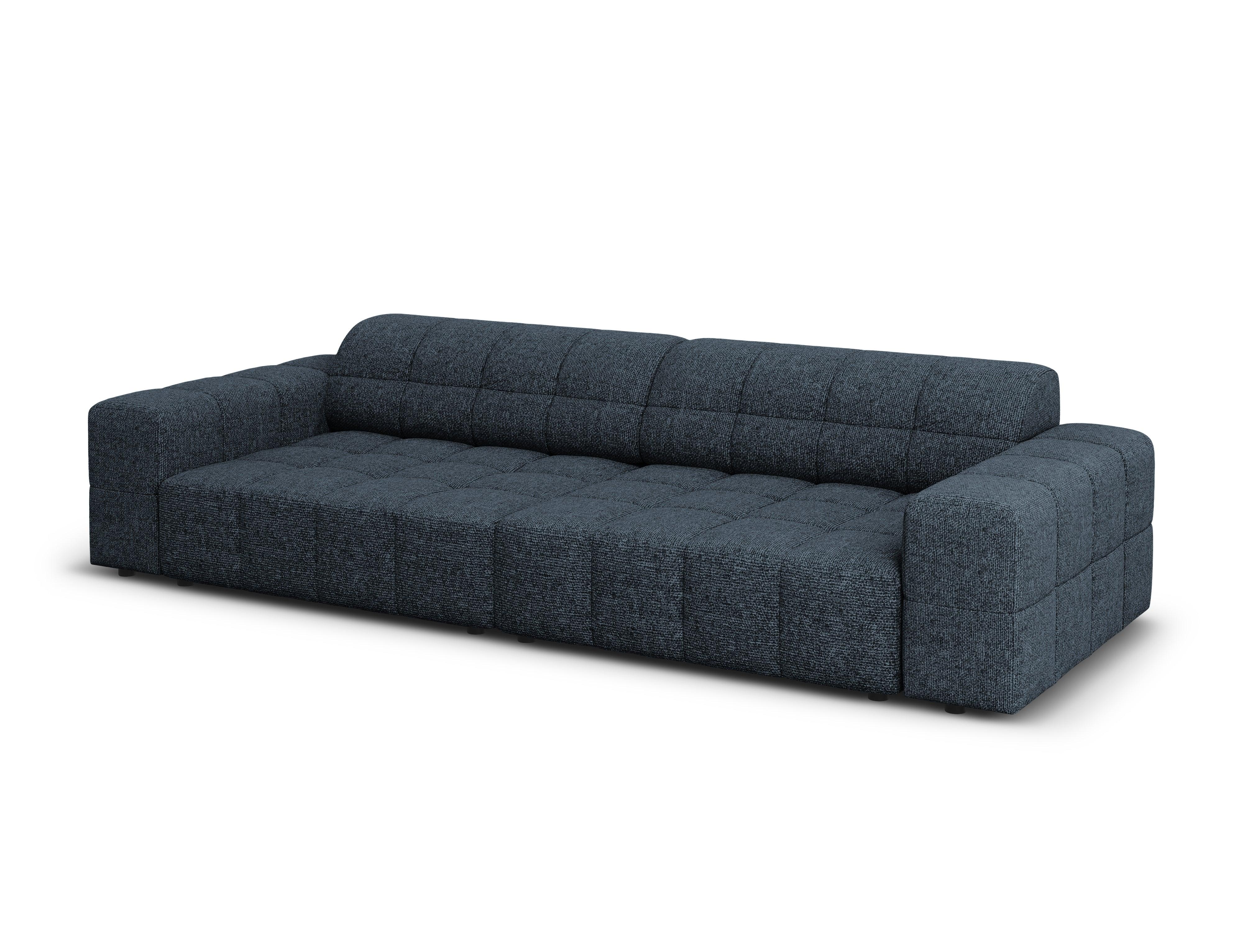 Sofa 4-osobowa CHICAGO niebieski szenil Cosmopolitan Design    Eye on Design