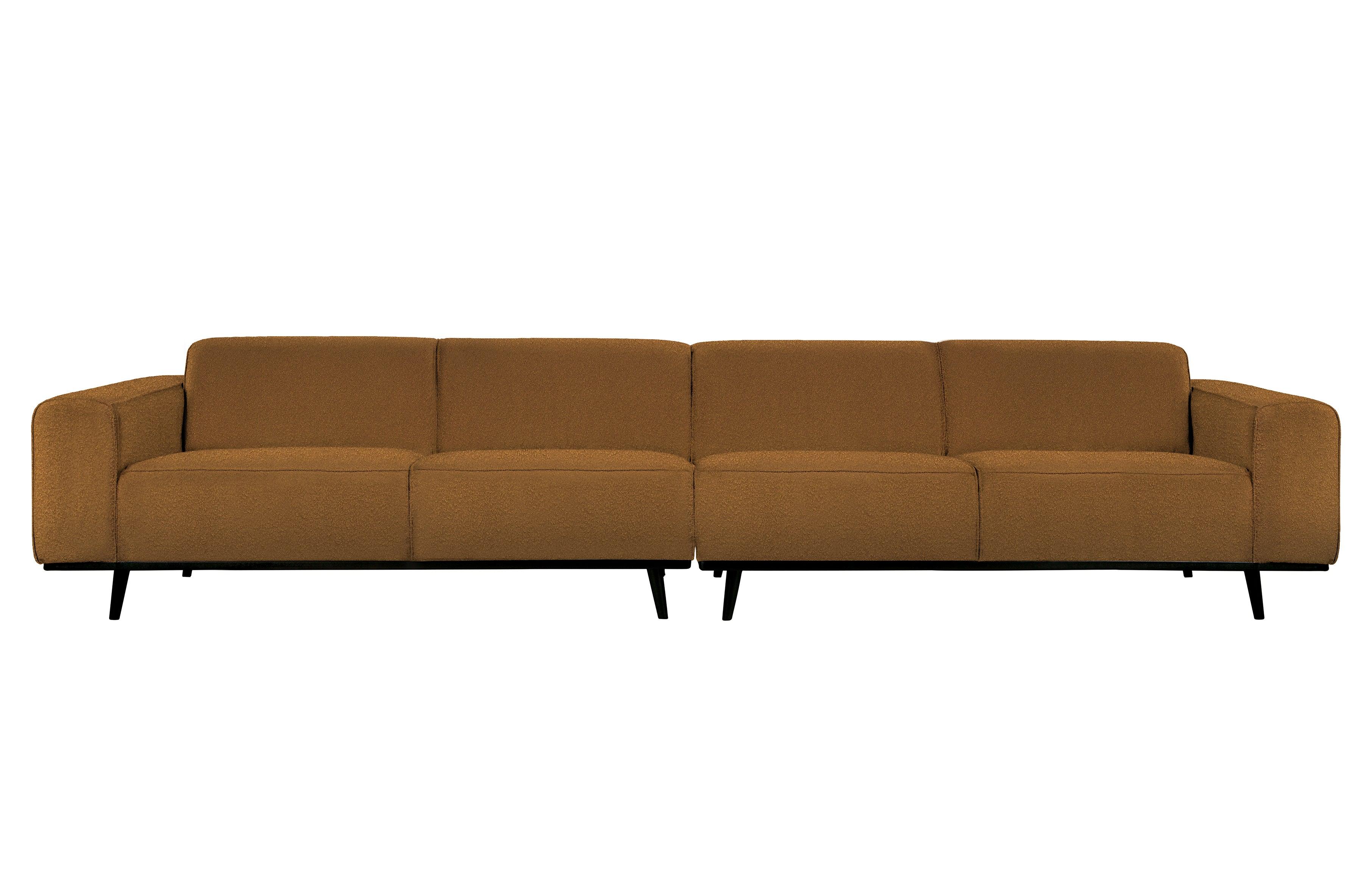 Sofa 4-osobowa STATEMENT boucle miodowy Be Pure 372 cm   Eye on Design