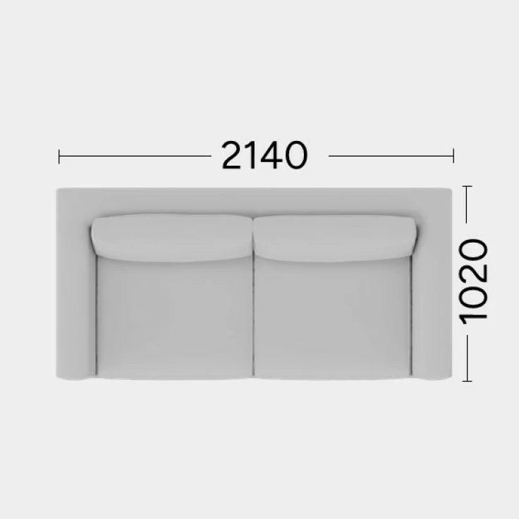 Sofa AIR Rosanero 214x102 cm Grupa 0 Nie Eye on Design