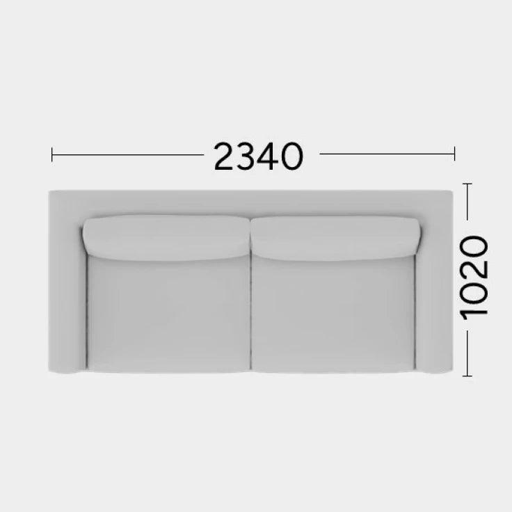 Sofa AIR Rosanero 234x102 cm Grupa 0 Nie Eye on Design