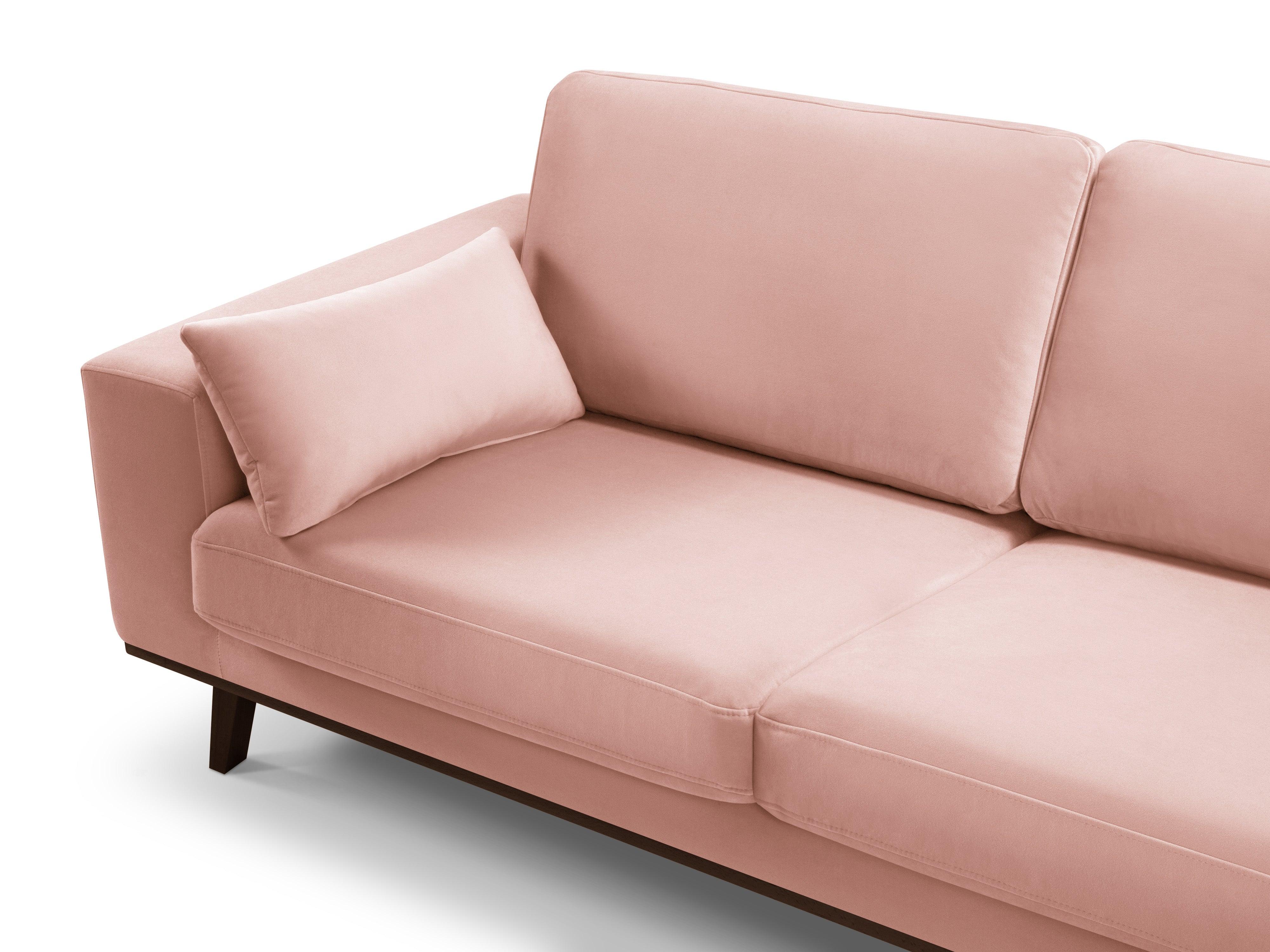 Sofa aksamitna 2-osobowa HEBE różowy Mazzini Sofas    Eye on Design