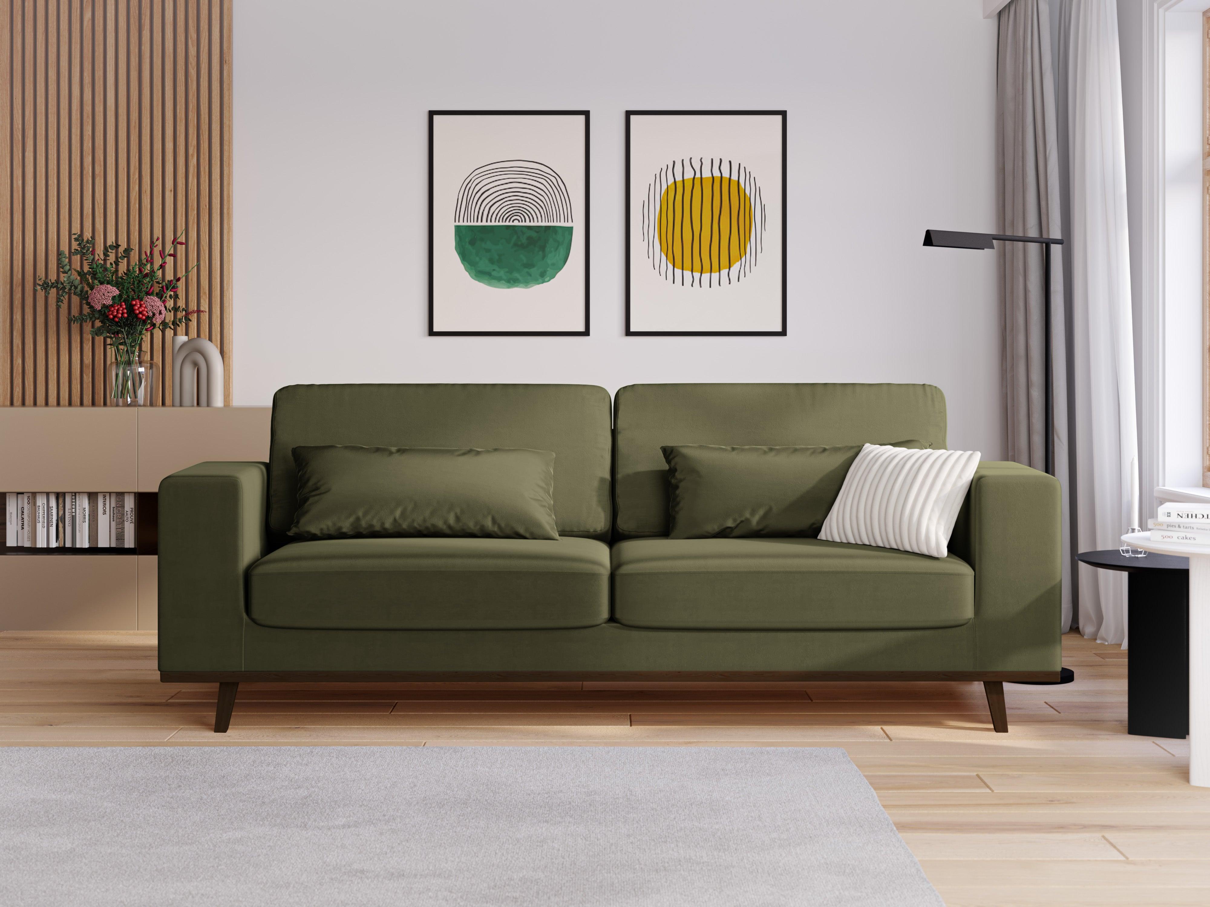 Sofa aksamitna 2-osobowa HEBE zielony Mazzini Sofas    Eye on Design