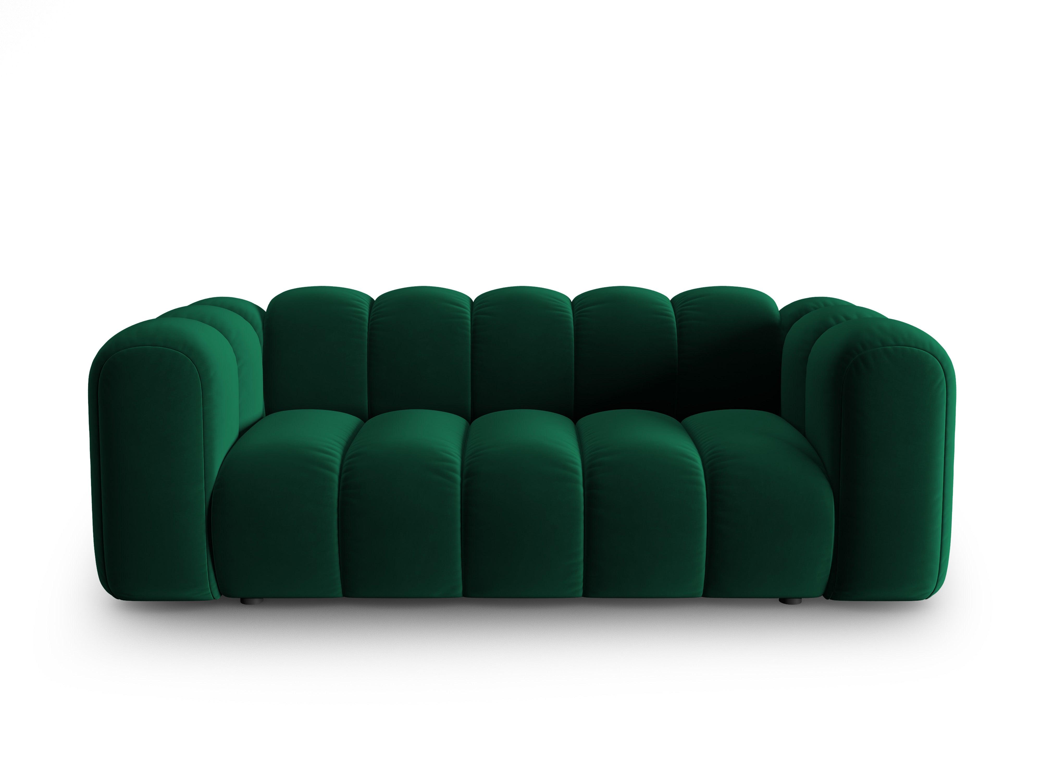 Sofa aksamitna 2-osobowa SKYLER butelkowy zielony Interieurs 86    Eye on Design