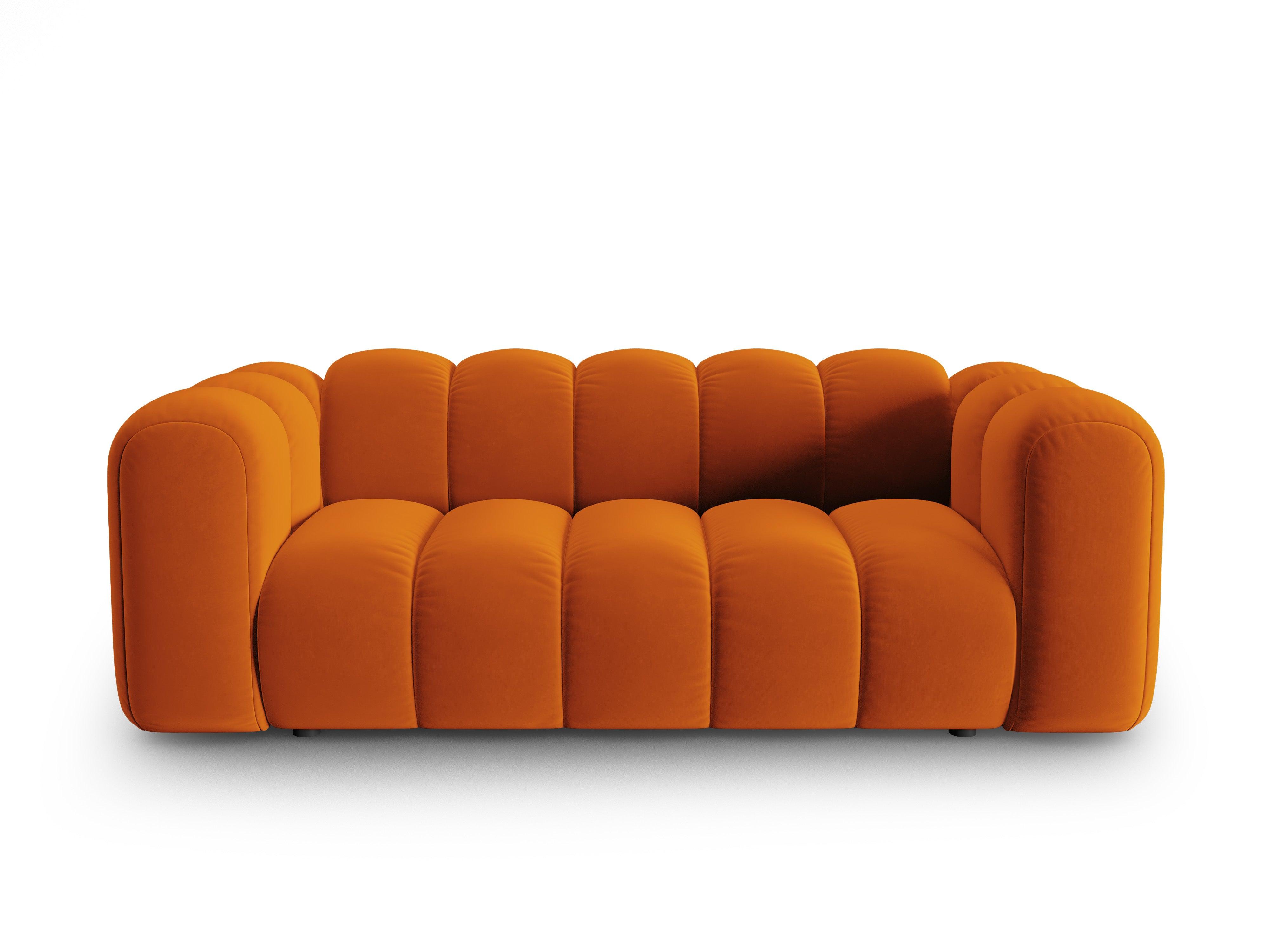 Sofa aksamitna 2-osobowa SKYLER ceglany Interieurs 86    Eye on Design