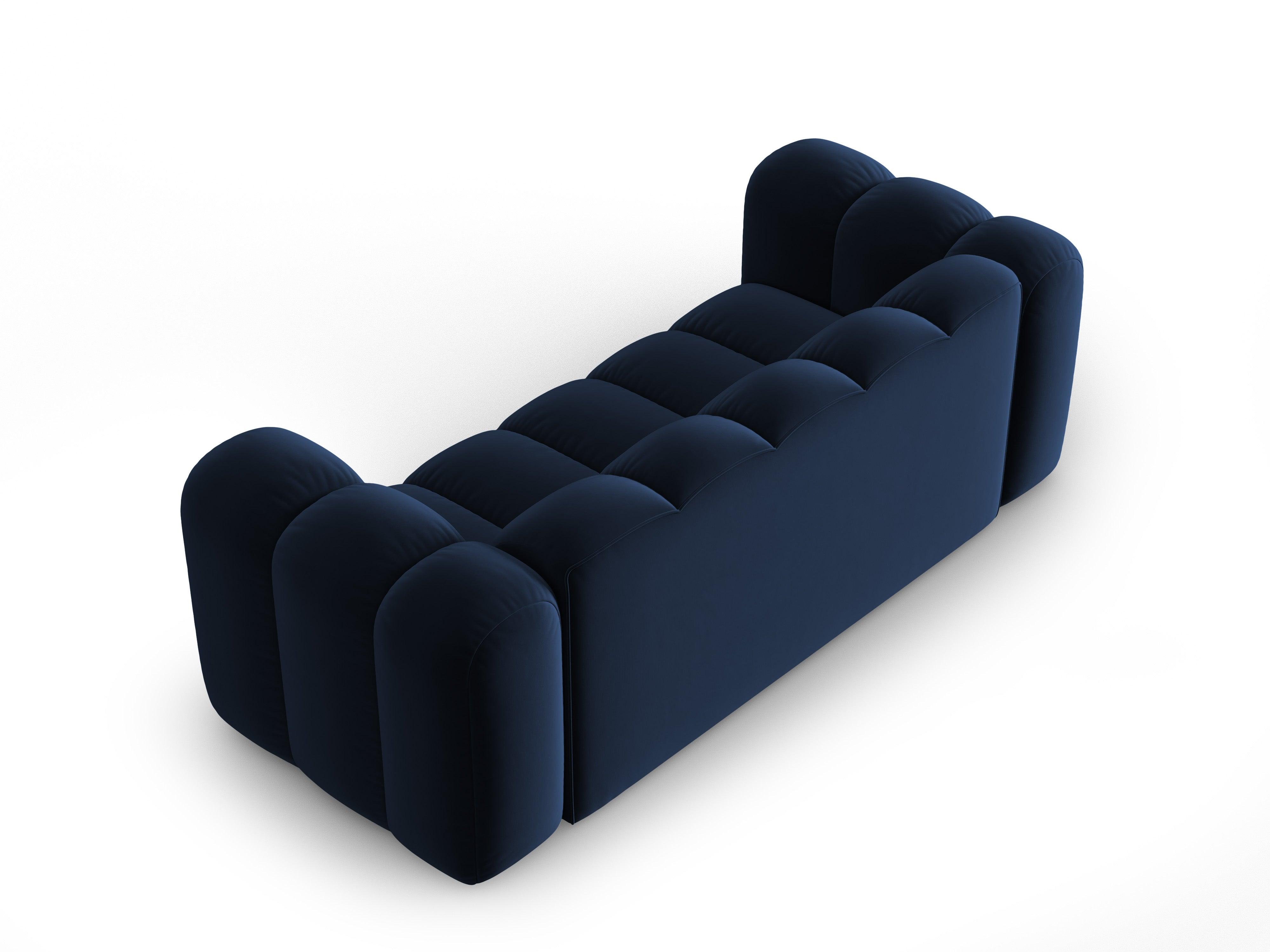 Sofa aksamitna 2-osobowa SKYLER granatowy Interieurs 86    Eye on Design