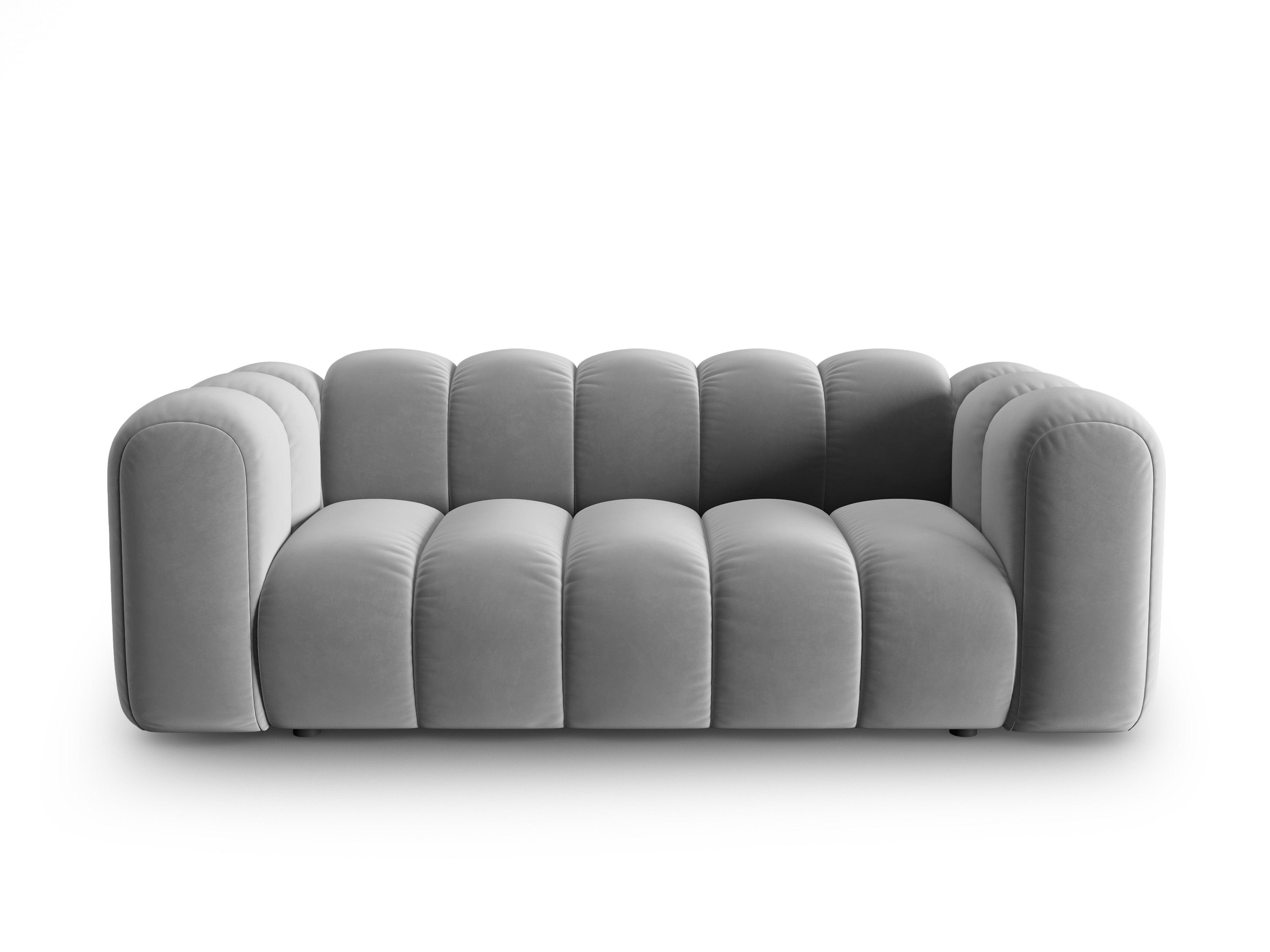 Sofa aksamitna 2-osobowa SKYLER szary Interieurs 86    Eye on Design