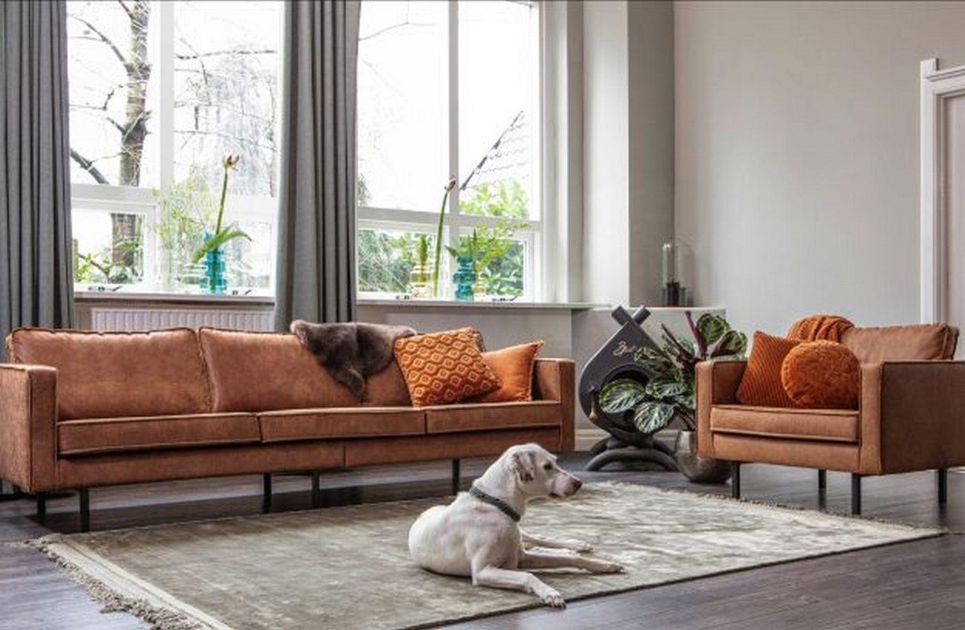 Sofa aksamitna 2,5-osobowa RODEO CLASSIC kasztanowy Be Pure    Eye on Design