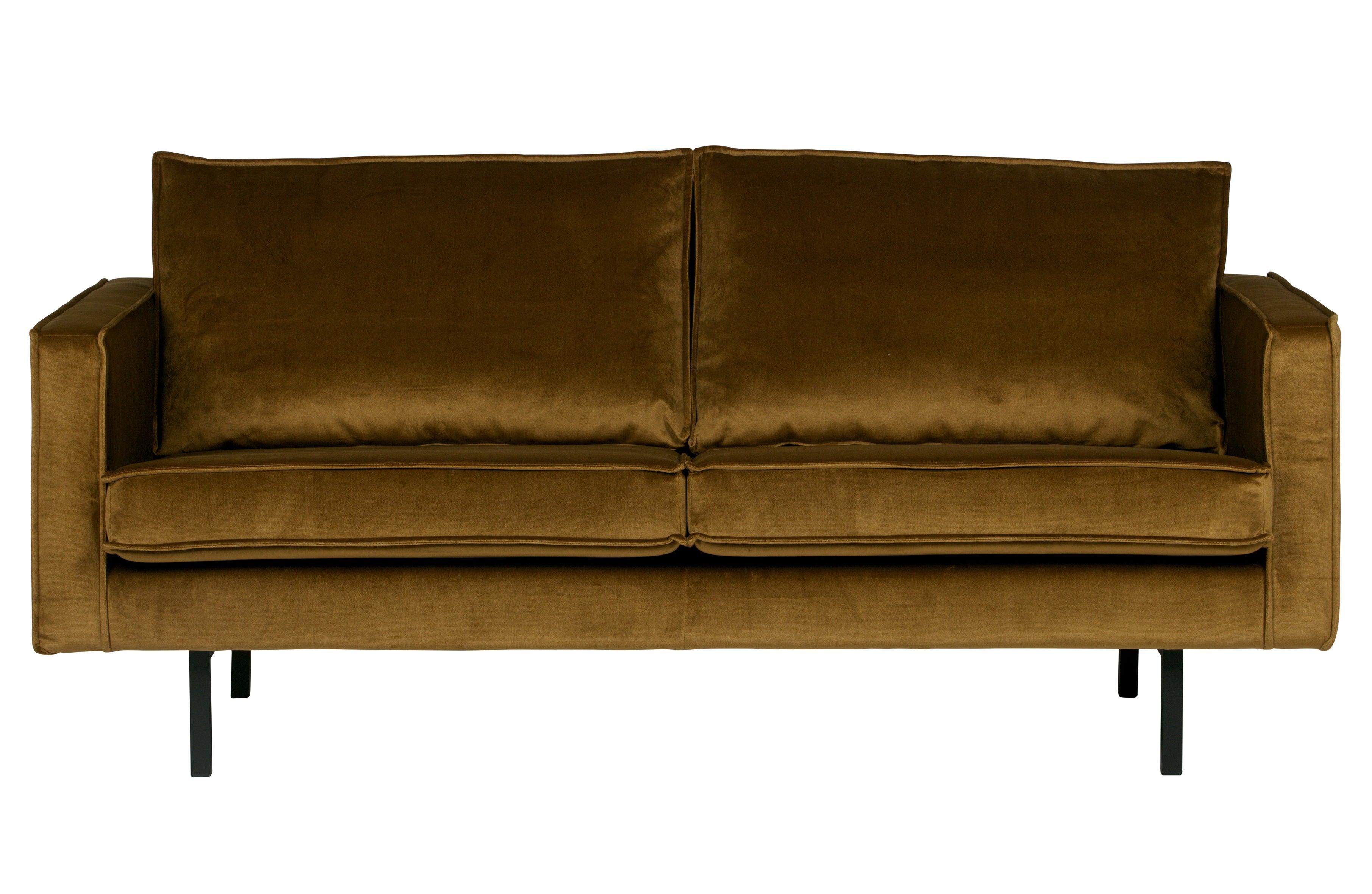 Sofa aksamitna 2,5-osobowa RODEO miodowy Be Pure    Eye on Design