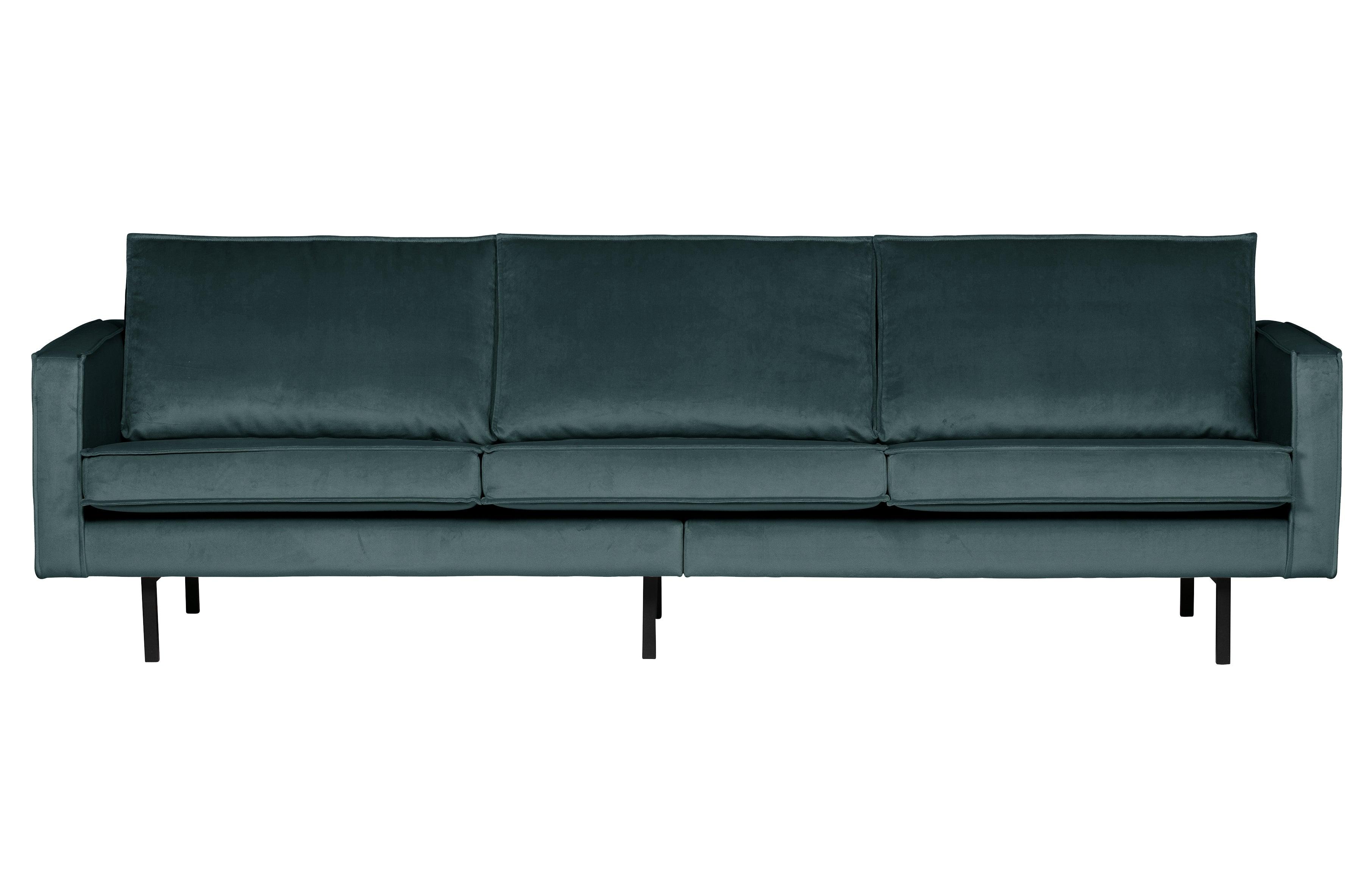 Sofa aksamitna 3-osobowa RODEO morski Be Pure    Eye on Design