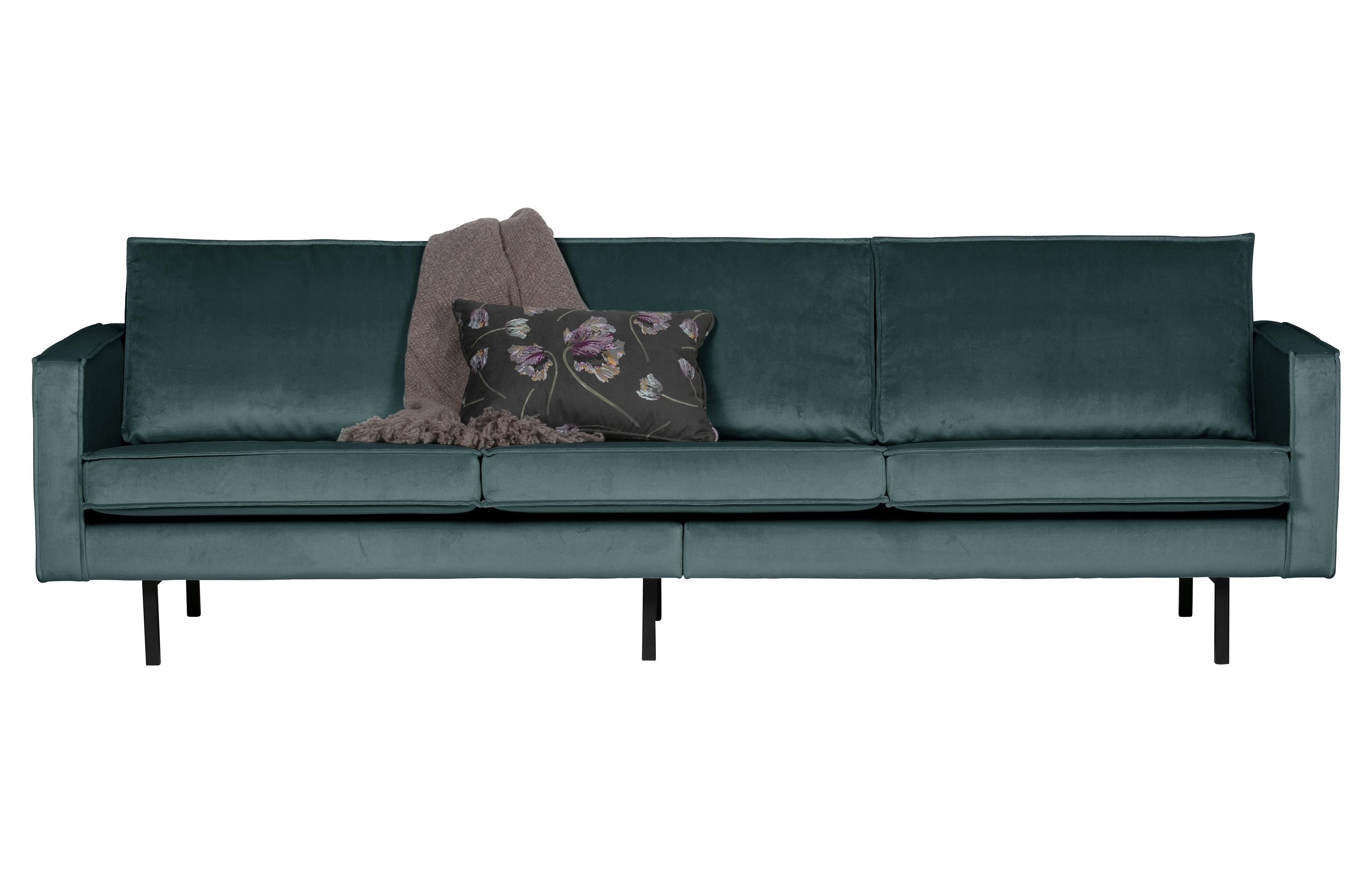 Sofa aksamitna 3-osobowa RODEO morski Be Pure    Eye on Design