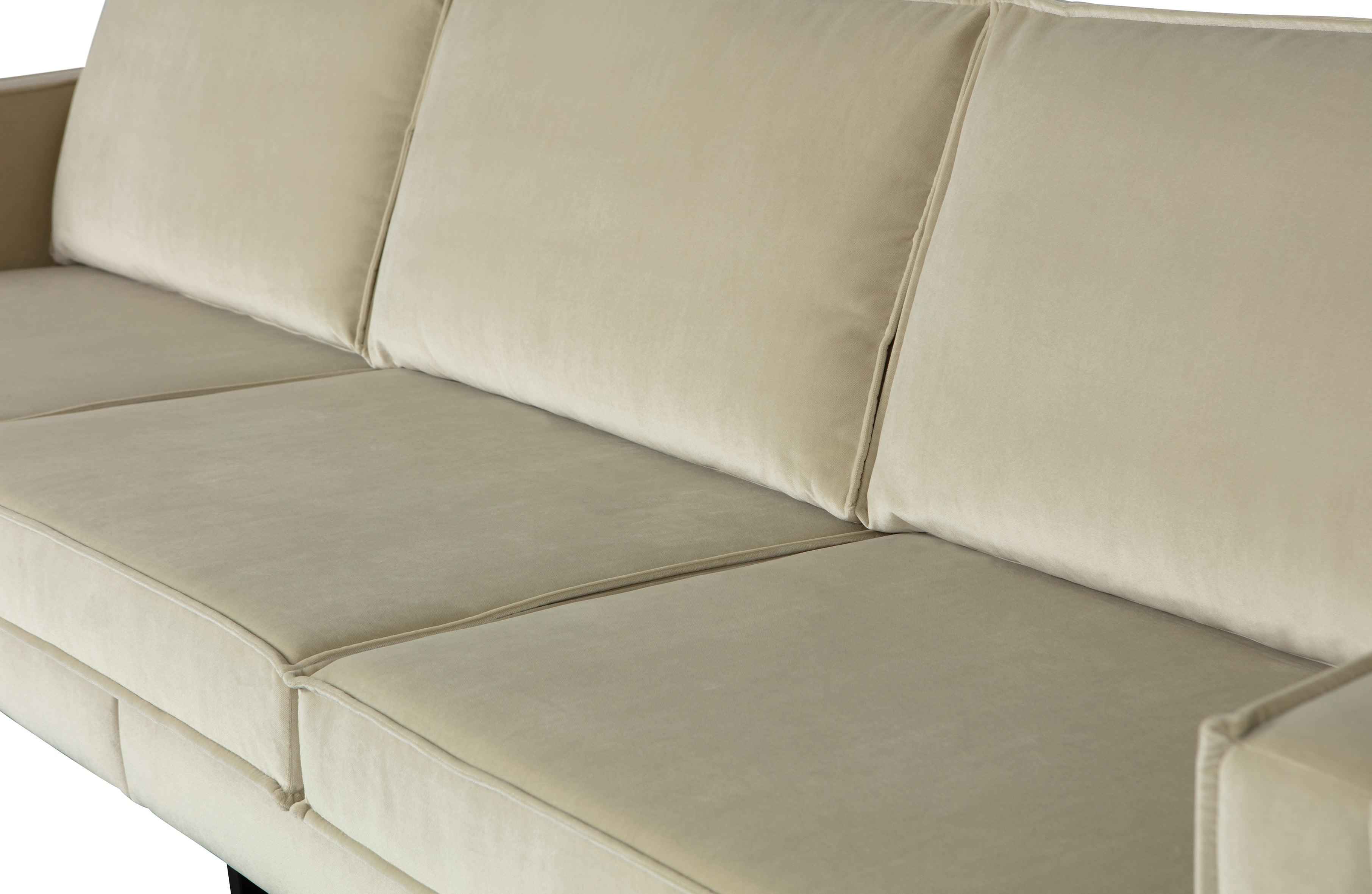 Sofa aksamitna 3-osobowa RODEO pistacjowy Be Pure    Eye on Design