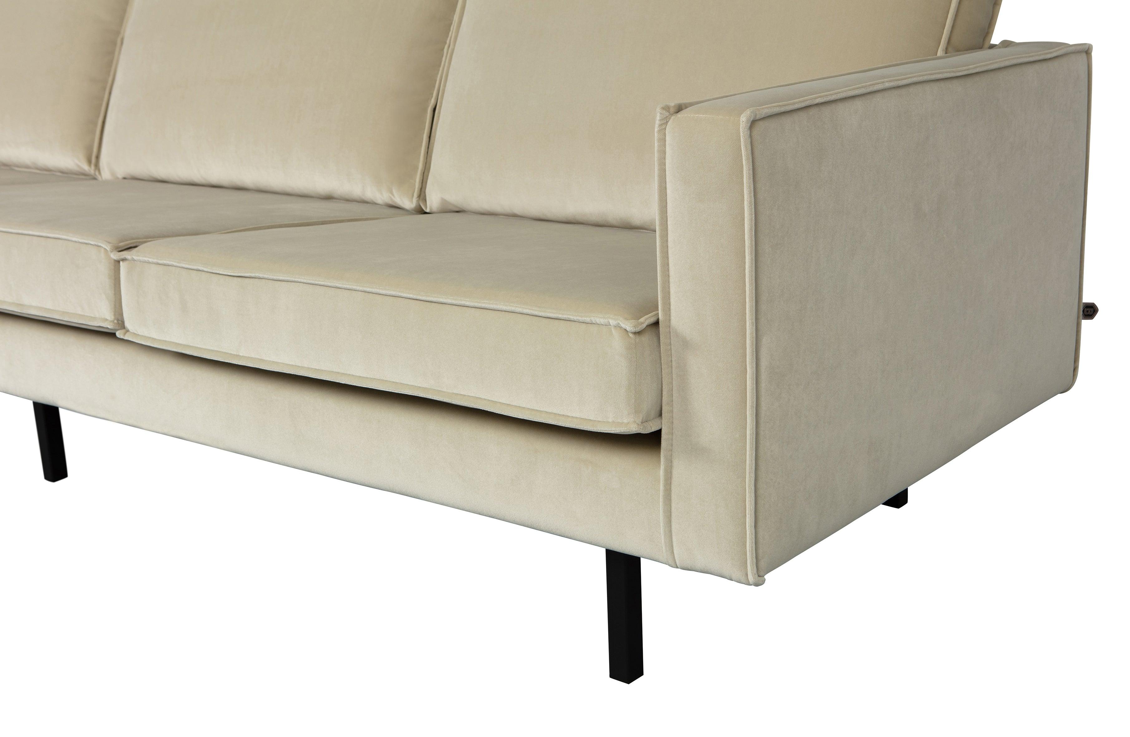 Sofa aksamitna 3-osobowa RODEO pistacjowy Be Pure    Eye on Design