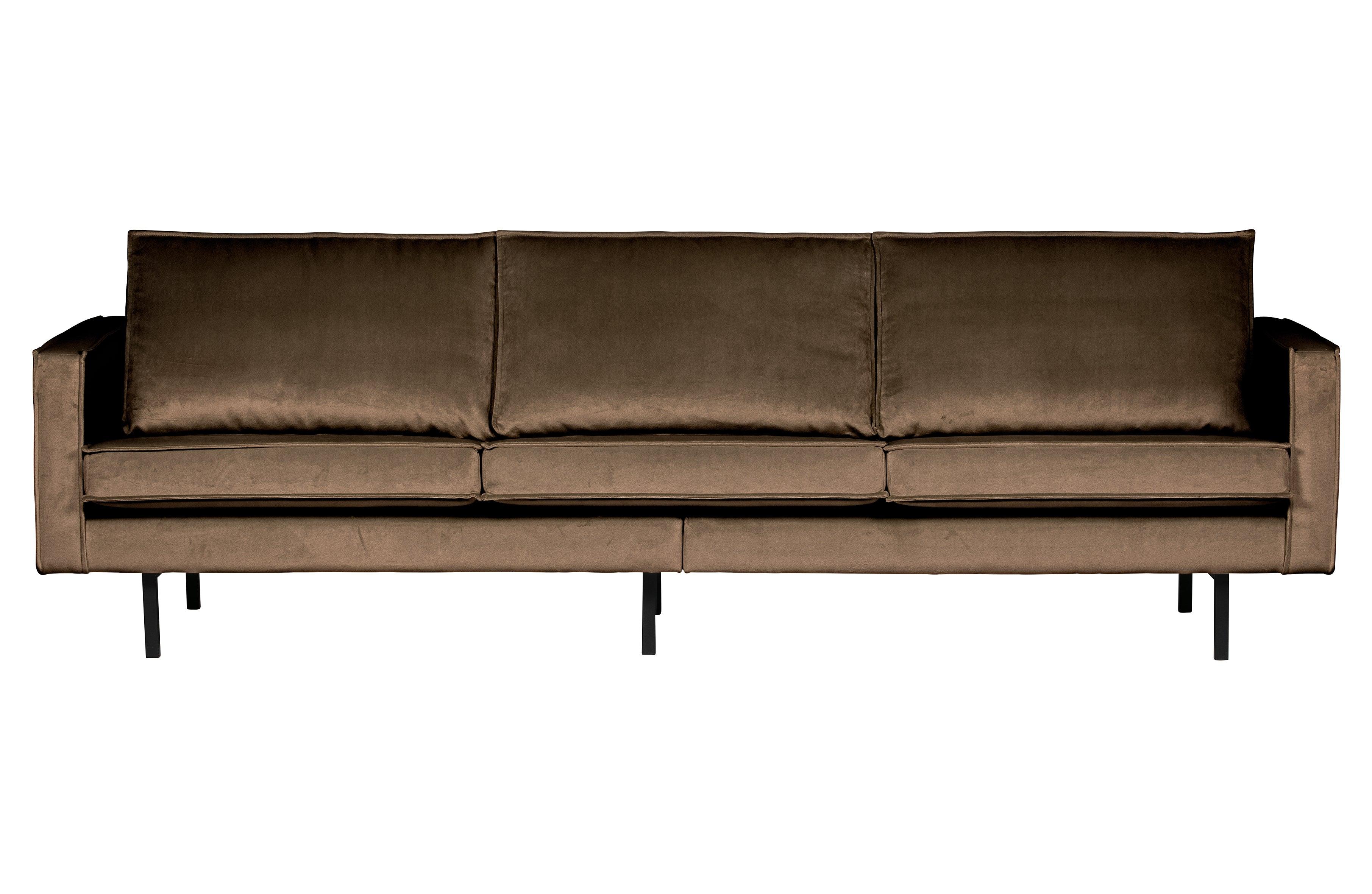 Sofa aksamitna 3-osobowa RODEO taupe Be Pure    Eye on Design