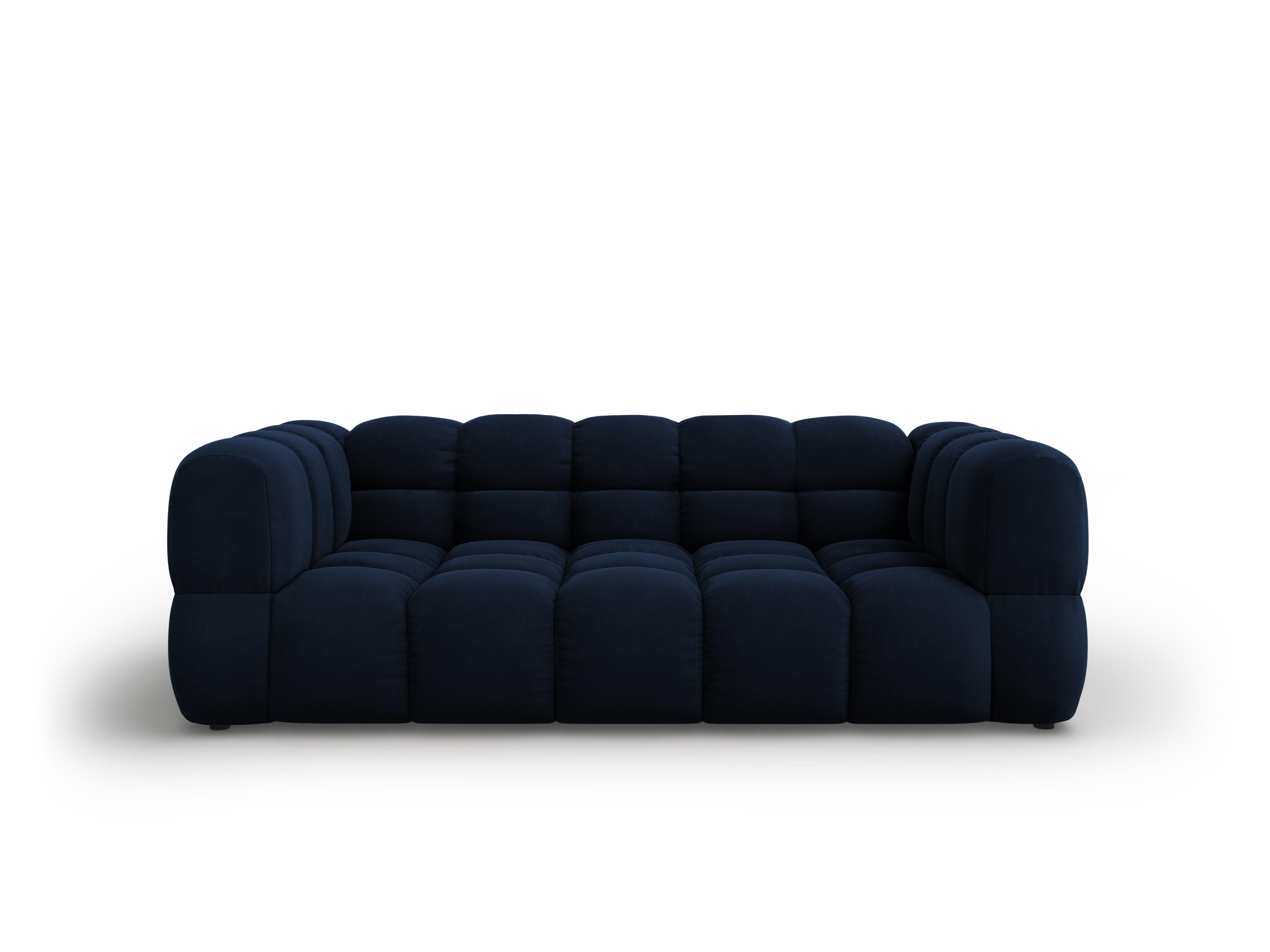 Sofa aksamitna 3-osobowa SKY granat królewski Cosmopolitan Design    Eye on Design