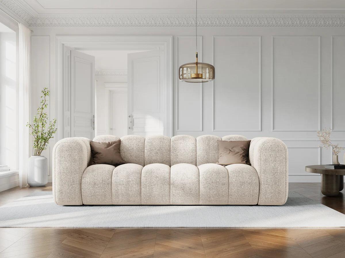 Sofa aksamitna 3-osobowa SKYLER ceglany Interieurs 86    Eye on Design