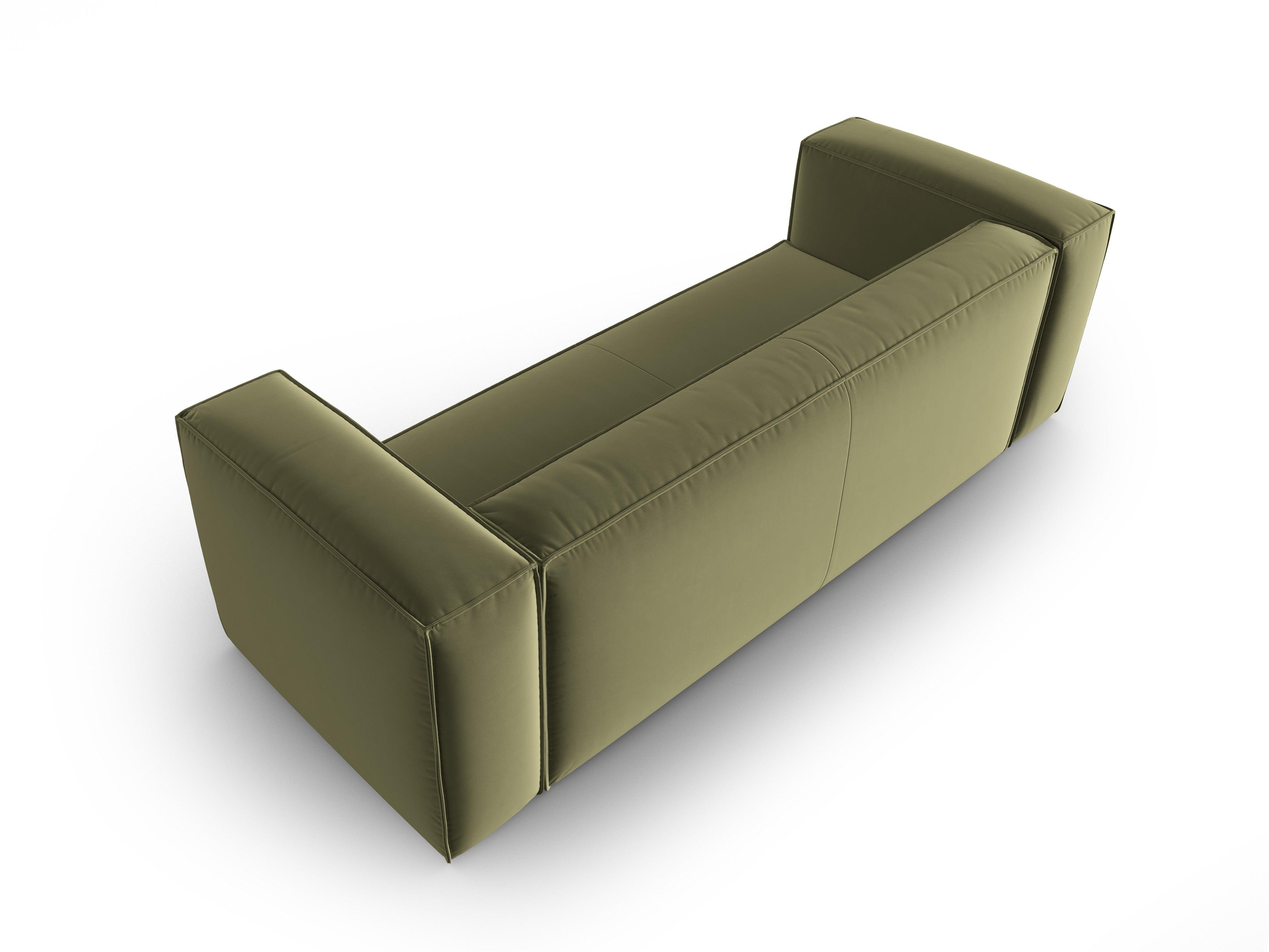 Sofa aksamitna 4-osobowa MACKAY jasnozielony Cosmopolitan Design    Eye on Design