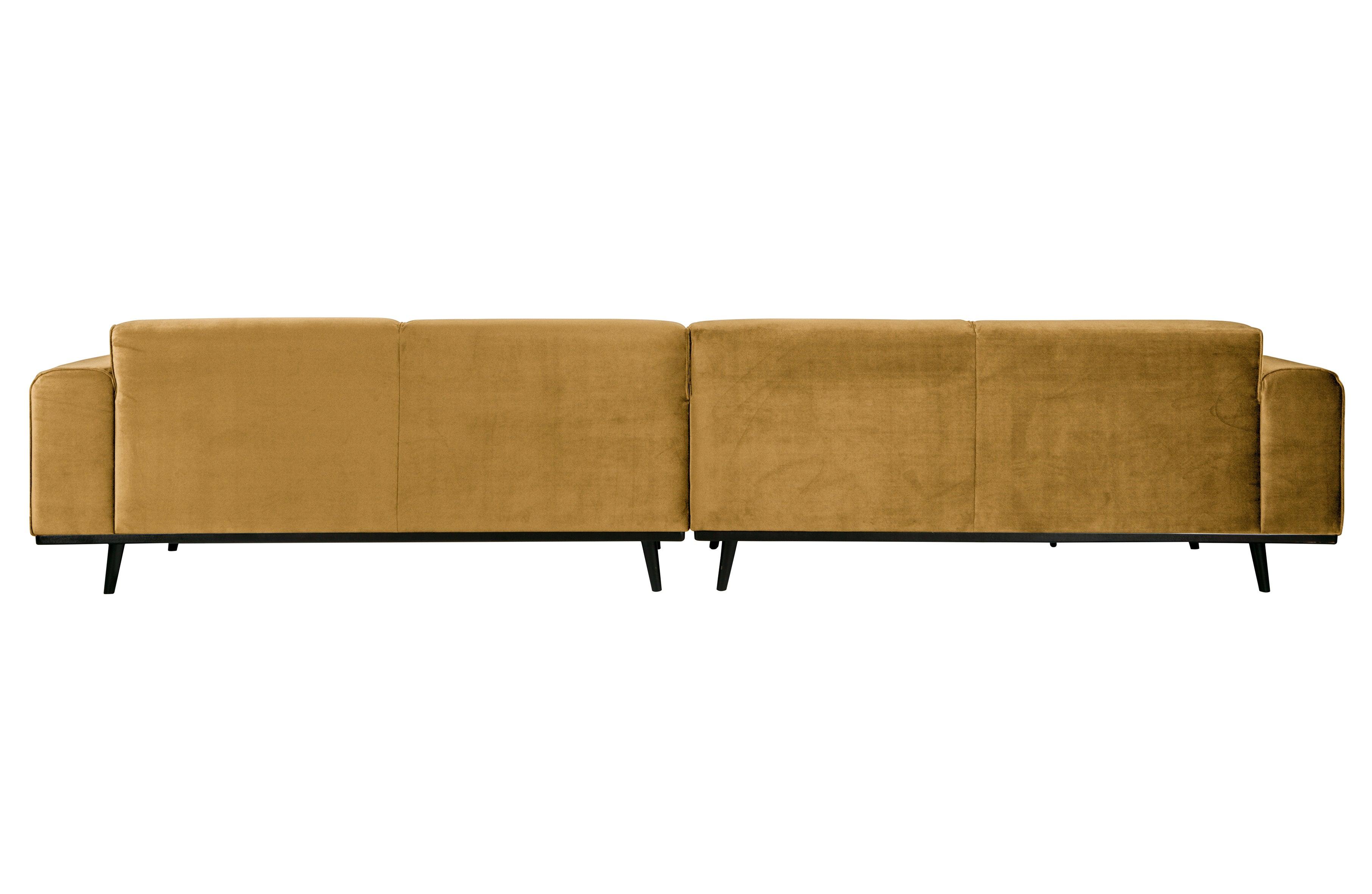 Sofa aksamitna 4-osobowa STATEMENT miodowy Be Pure    Eye on Design