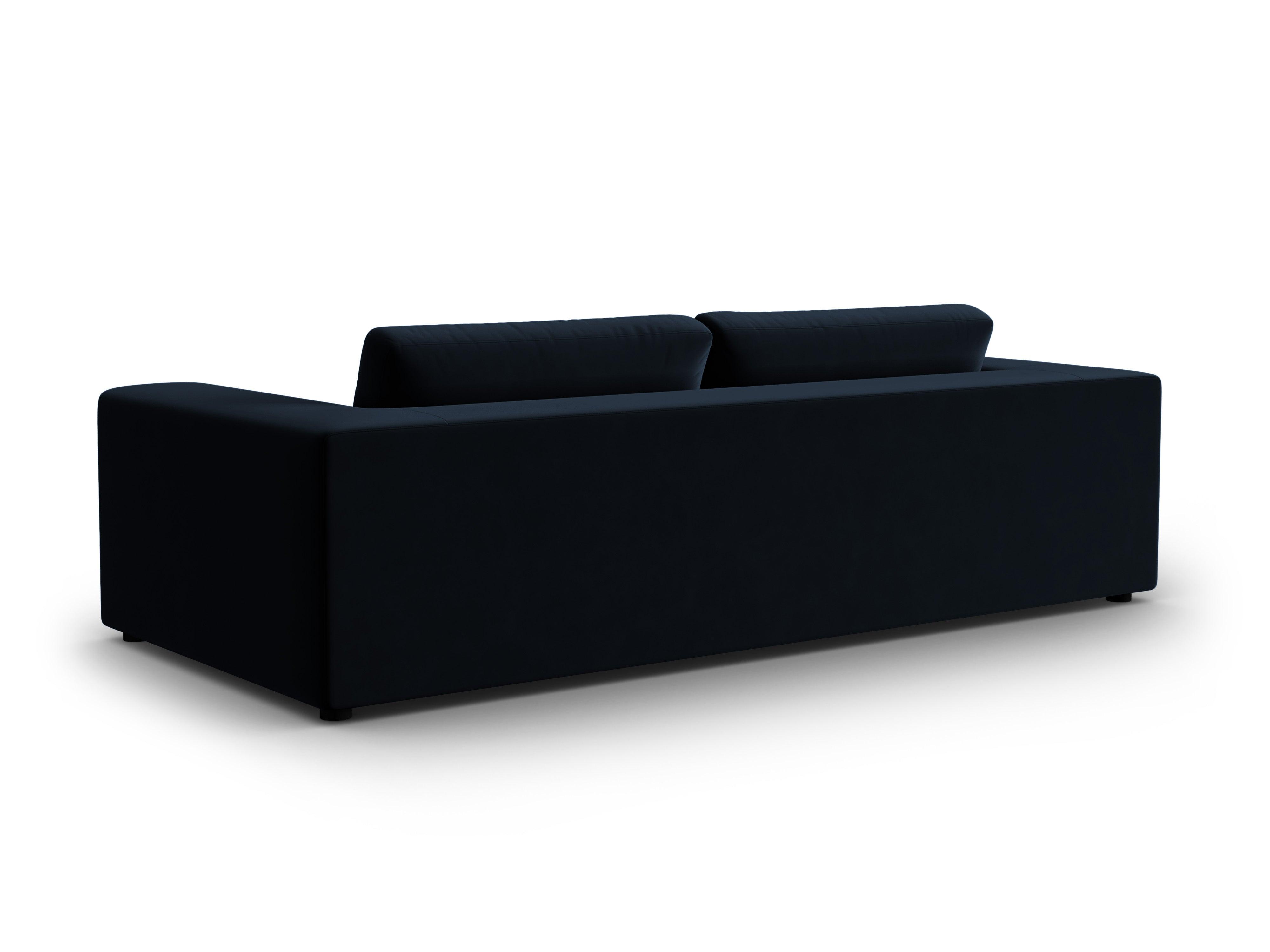 Sofa aksamitna 4-osobowa TENDANCE granatowy CXL by Christian Lacroix    Eye on Design