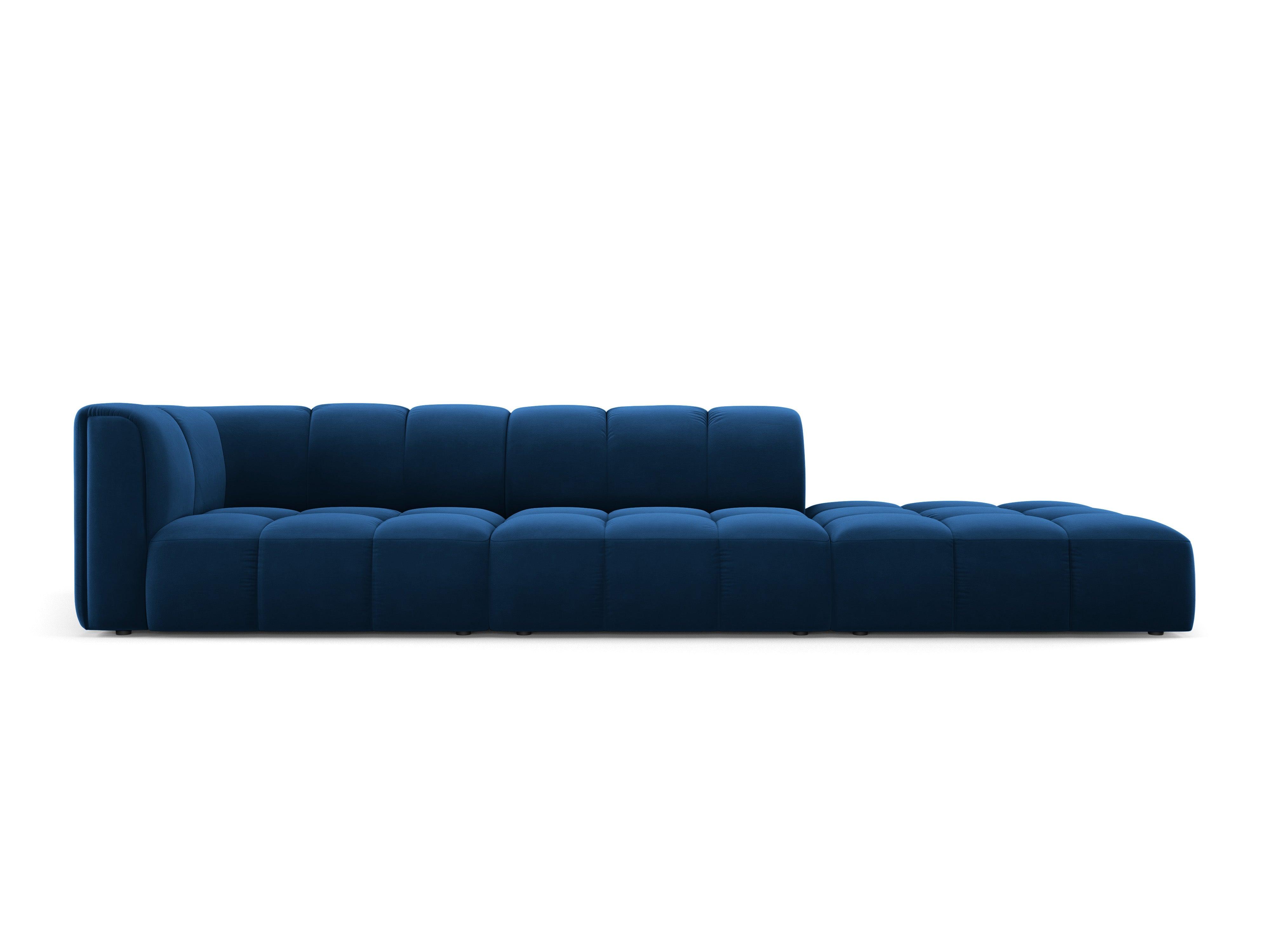 Sofa aksamitna prawostronna FRANCESCA granat królewski Milo Casa    Eye on Design