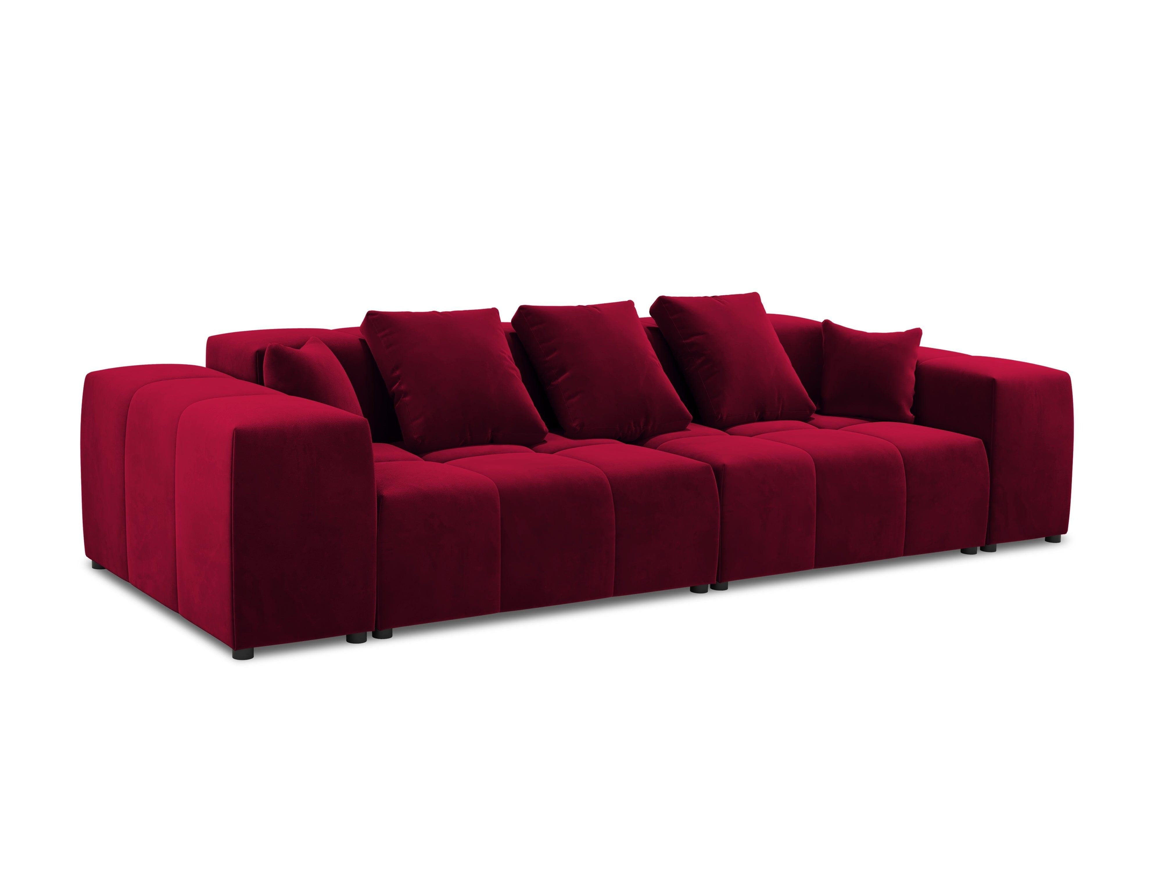 Sofa aksamitna ROME czerwony Cosmopolitan Design    Eye on Design