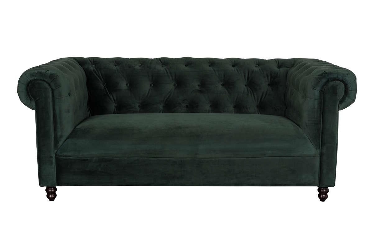 Sofa CHESTER VELVET ciemna zieleń Dutchbone    Eye on Design