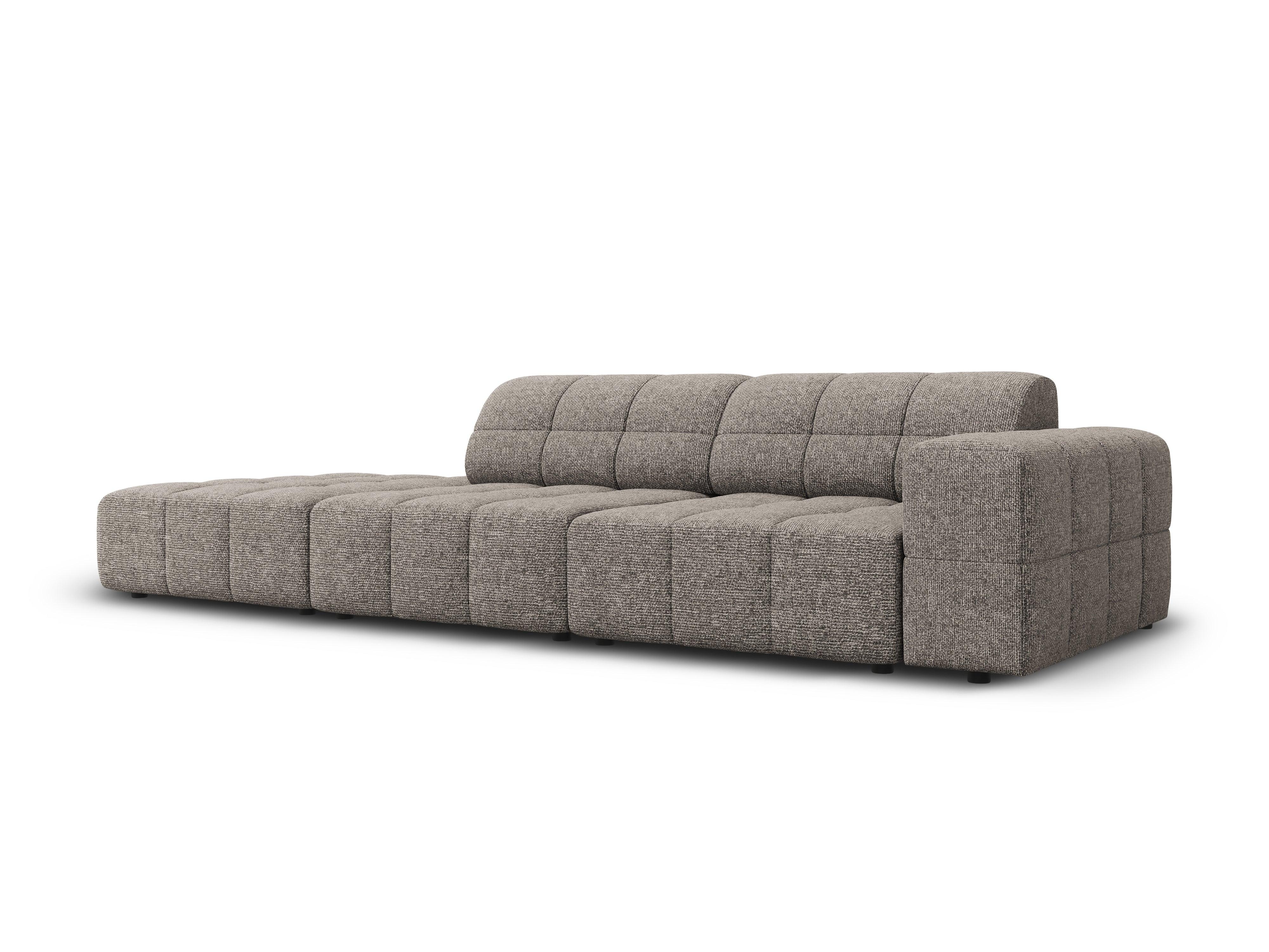 Sofa lewostronna 3-osobowa CHICAGO szary szenil Cosmopolitan Design    Eye on Design