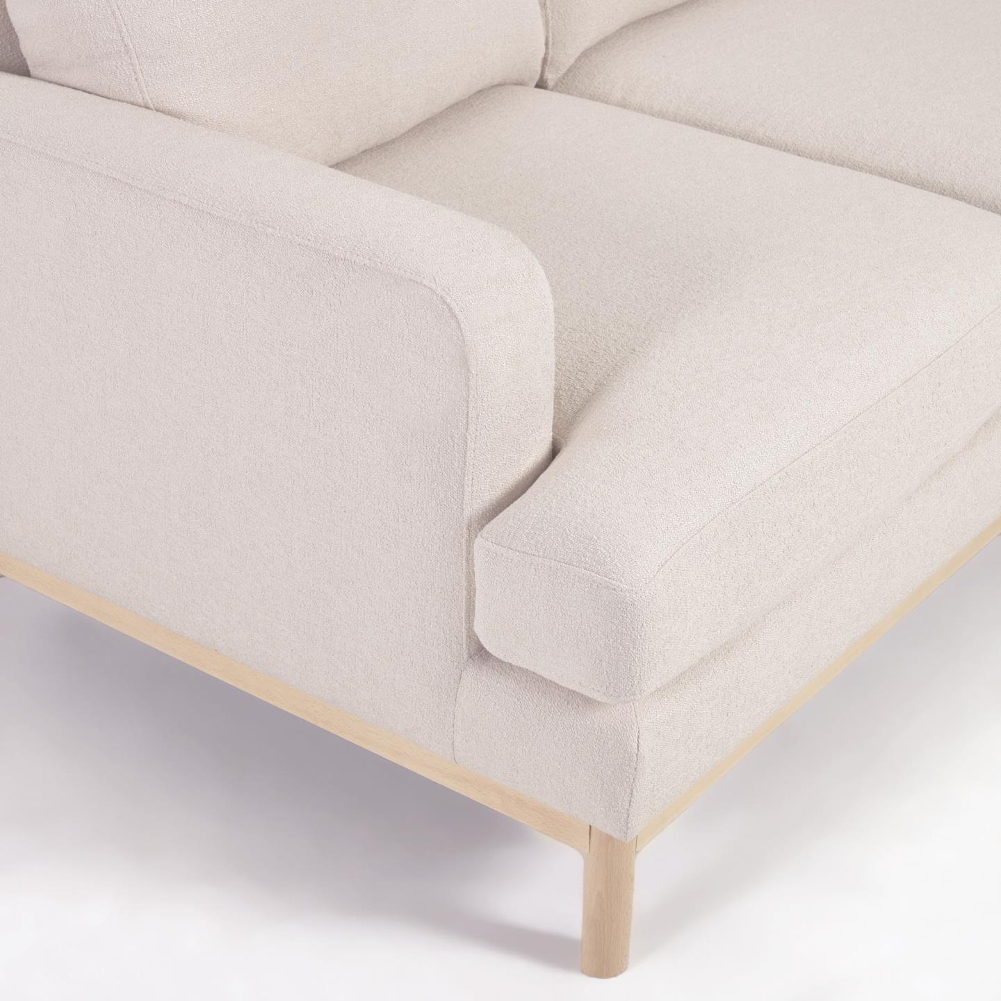 Sofa MIHAELA kremowy boucle La Forma    Eye on Design