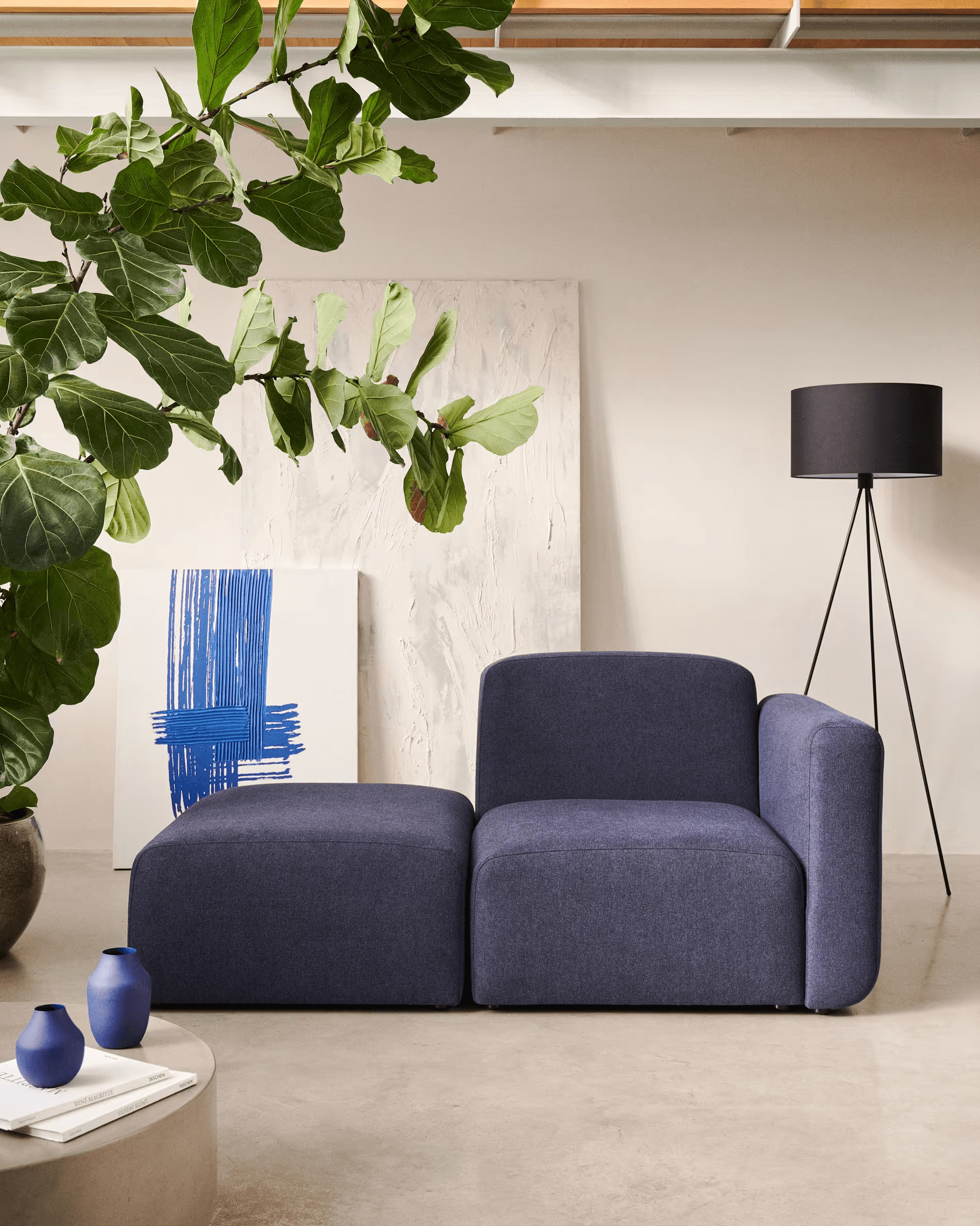 Sofa modułowa 1-osobowa NEOM niebieski La Forma    Eye on Design