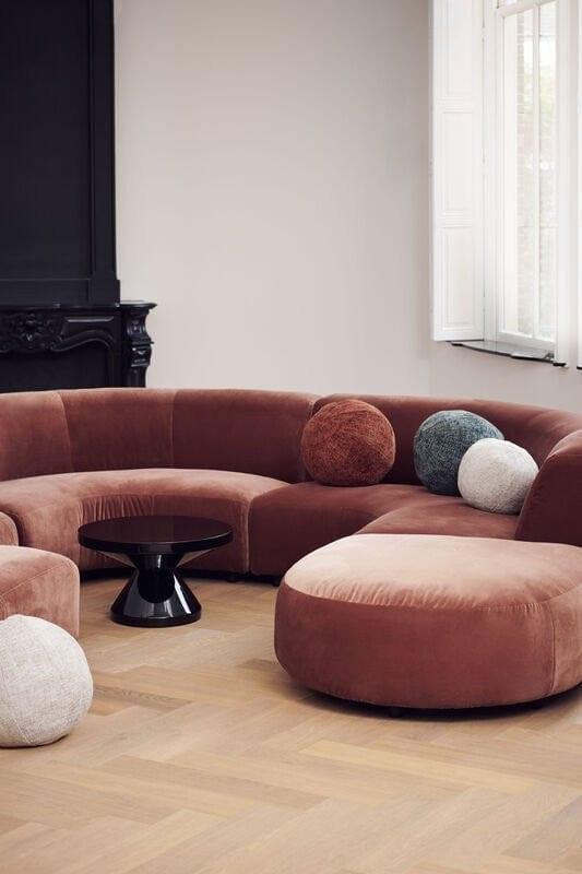 Sofa modułowa POLSPOTTEN - puf rudy Pols Potten    Eye on Design