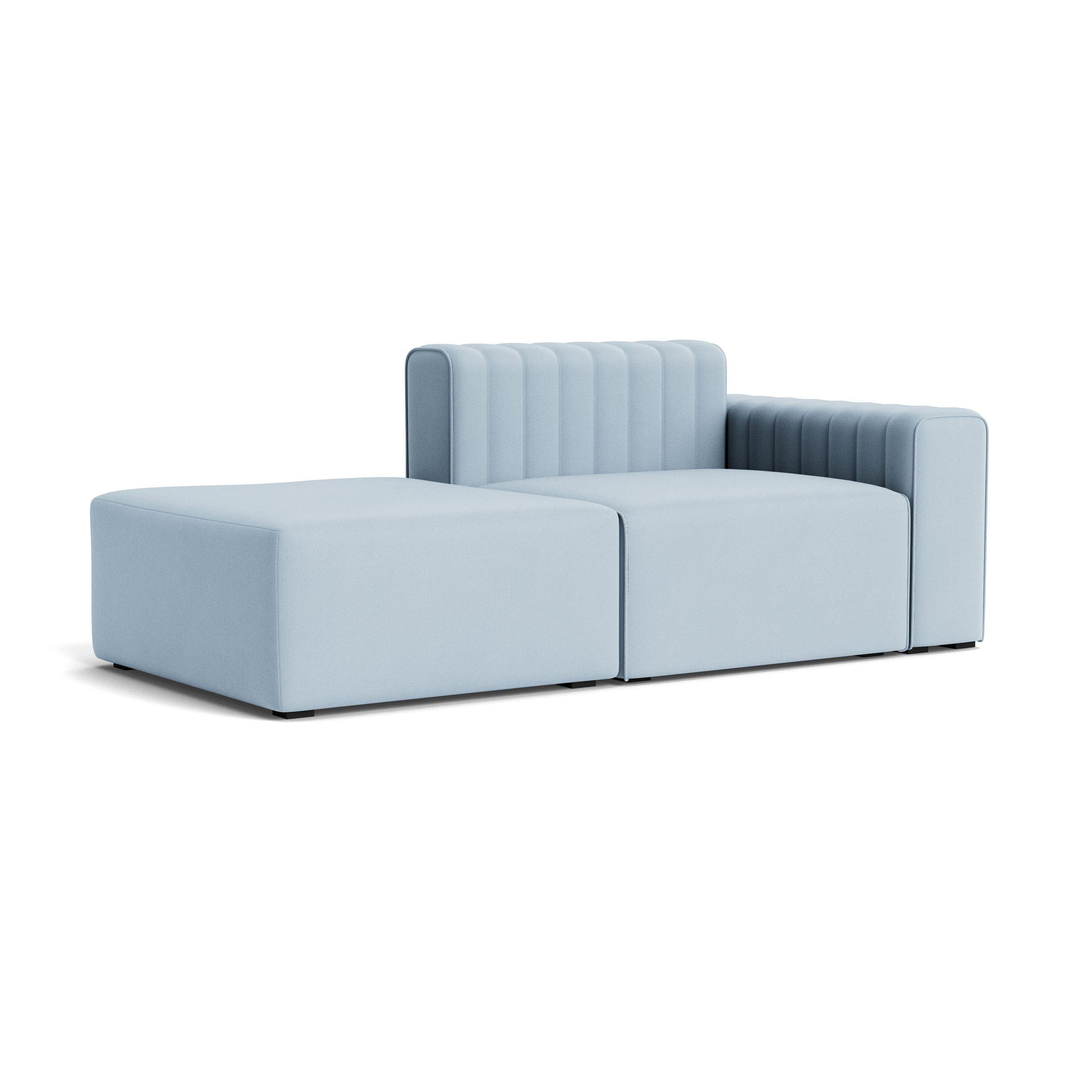 Sofa modułowa prawostronna RIFF niebieski NORR11    Eye on Design