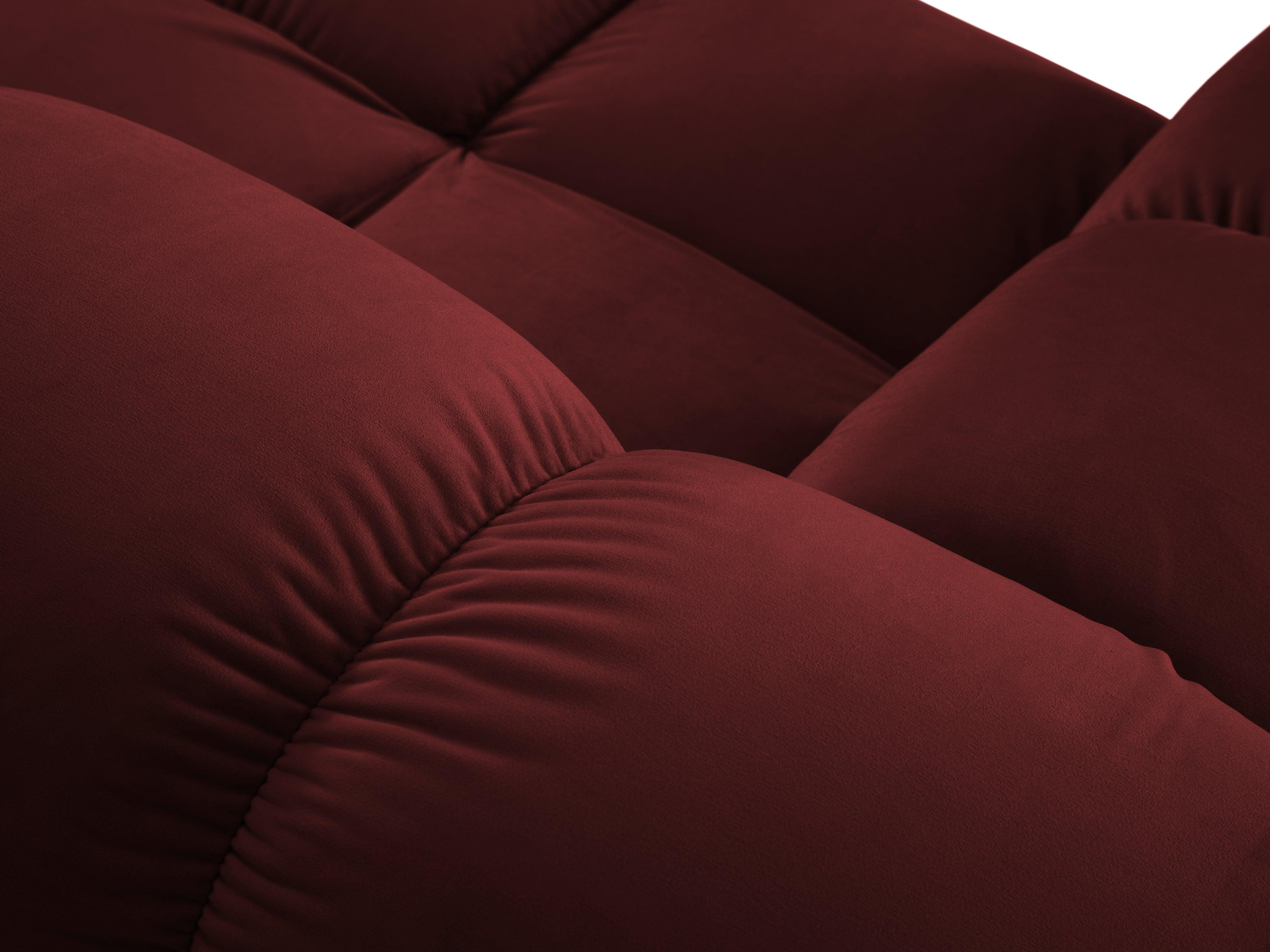 Sofa modułowa TROPEA - moduł lewostronny rubinowy Milo Casa    Eye on Design