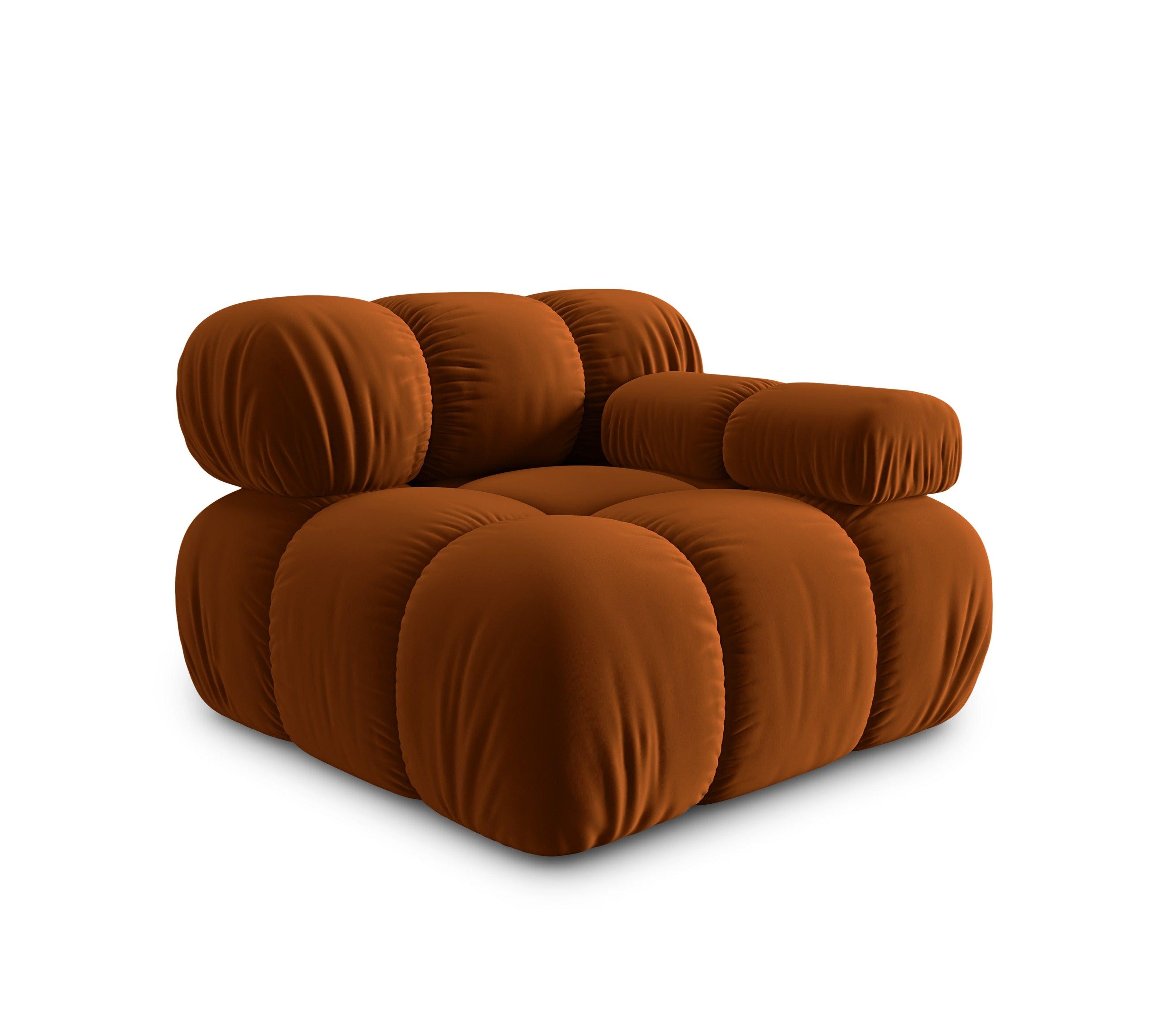 Sofa modułowa TROPEA - moduł prawostronny terracotta Milo Casa    Eye on Design