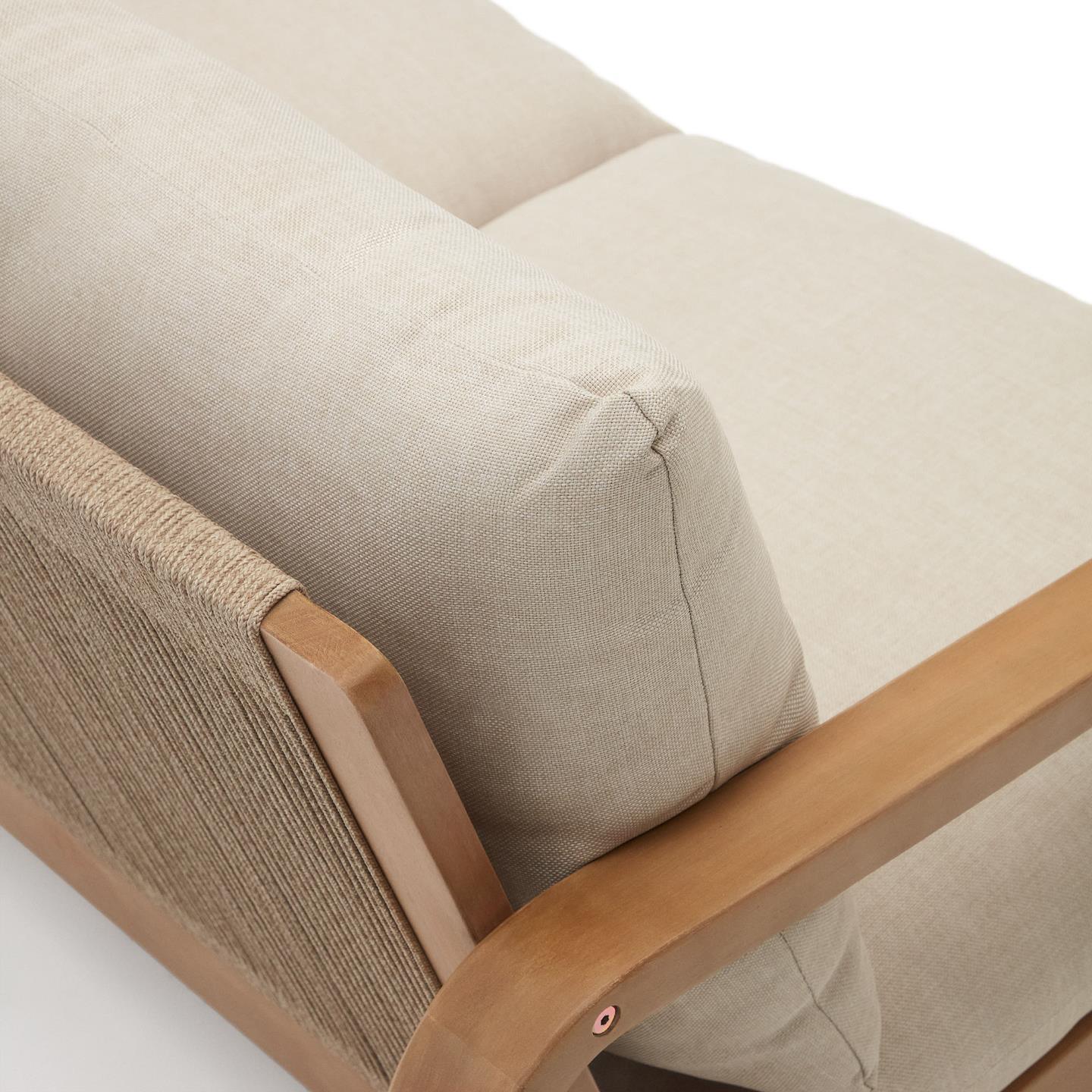 Sofa ogrodowa 2-osobowa SACALETA lite drewno eukaliptusowe La Forma    Eye on Design