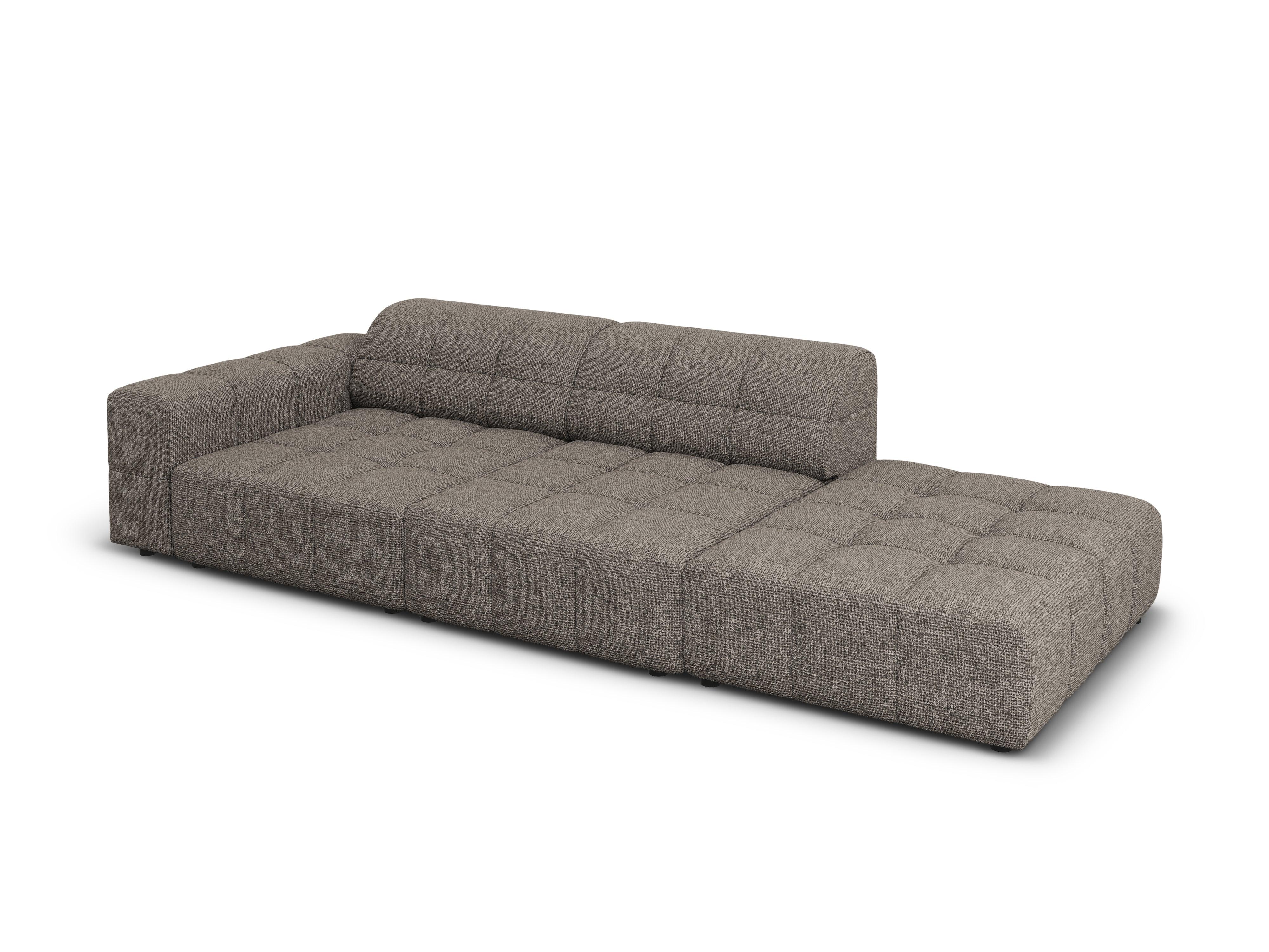 Sofa prawostronna 3-osobowa CHICAGO szary szenil Cosmopolitan Design    Eye on Design