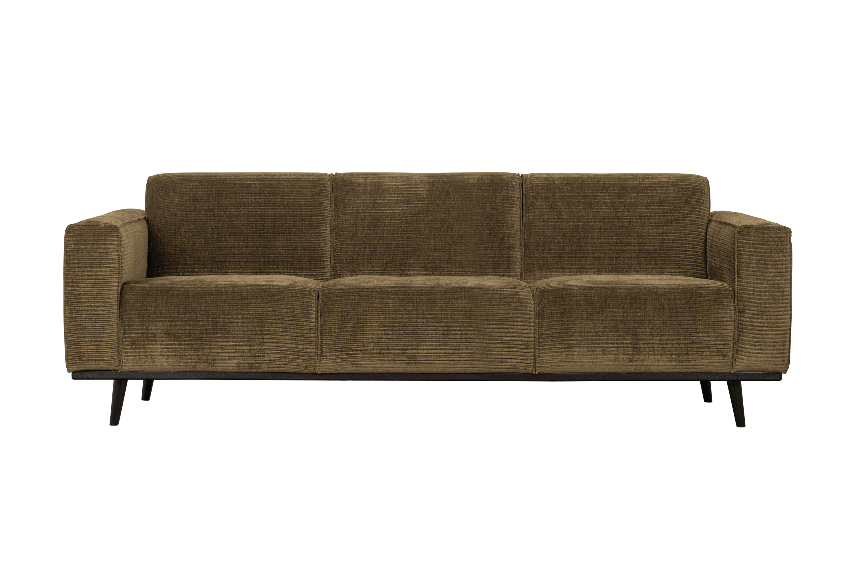 Sofa sztruksowa 3-osobowa STATEMENT brązowy Be Pure    Eye on Design