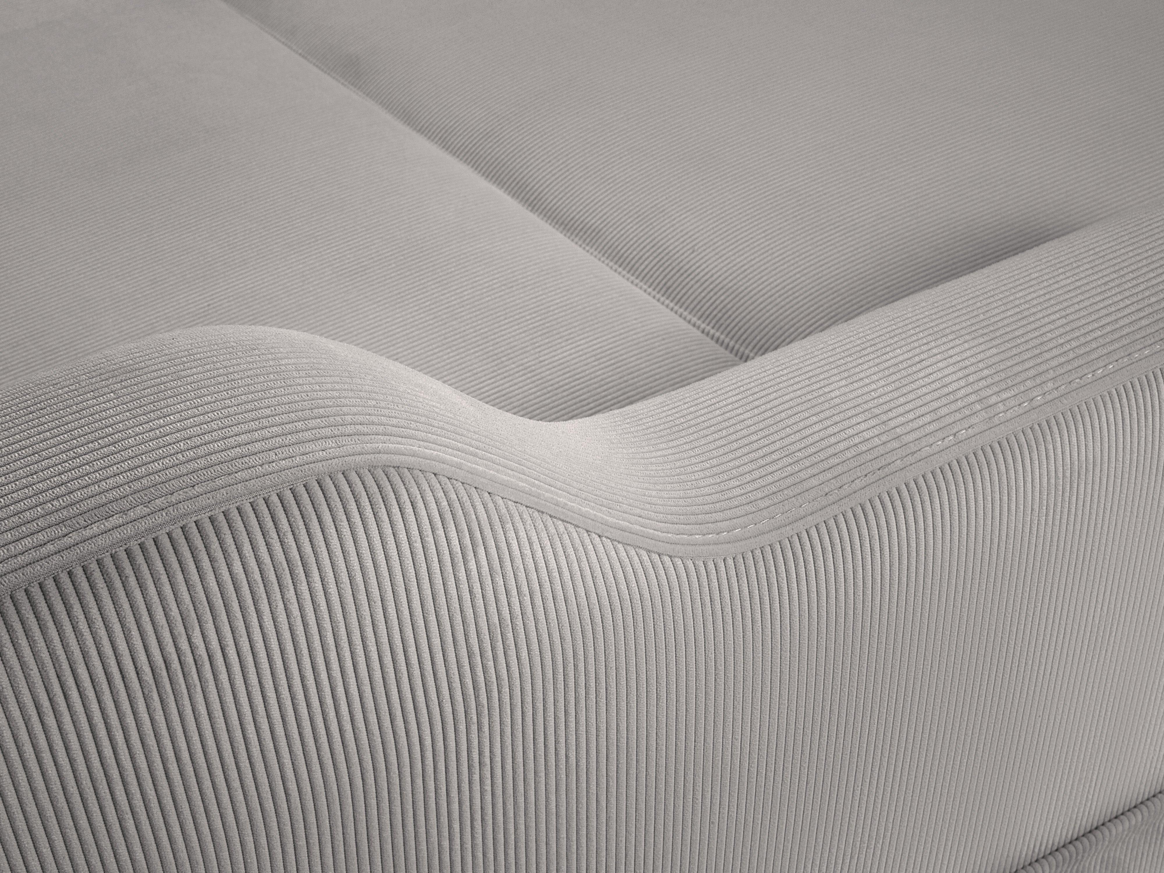 Sofa sztruksowa z funkcją spania ROSE jasnoszary Mazzini Sofas    Eye on Design