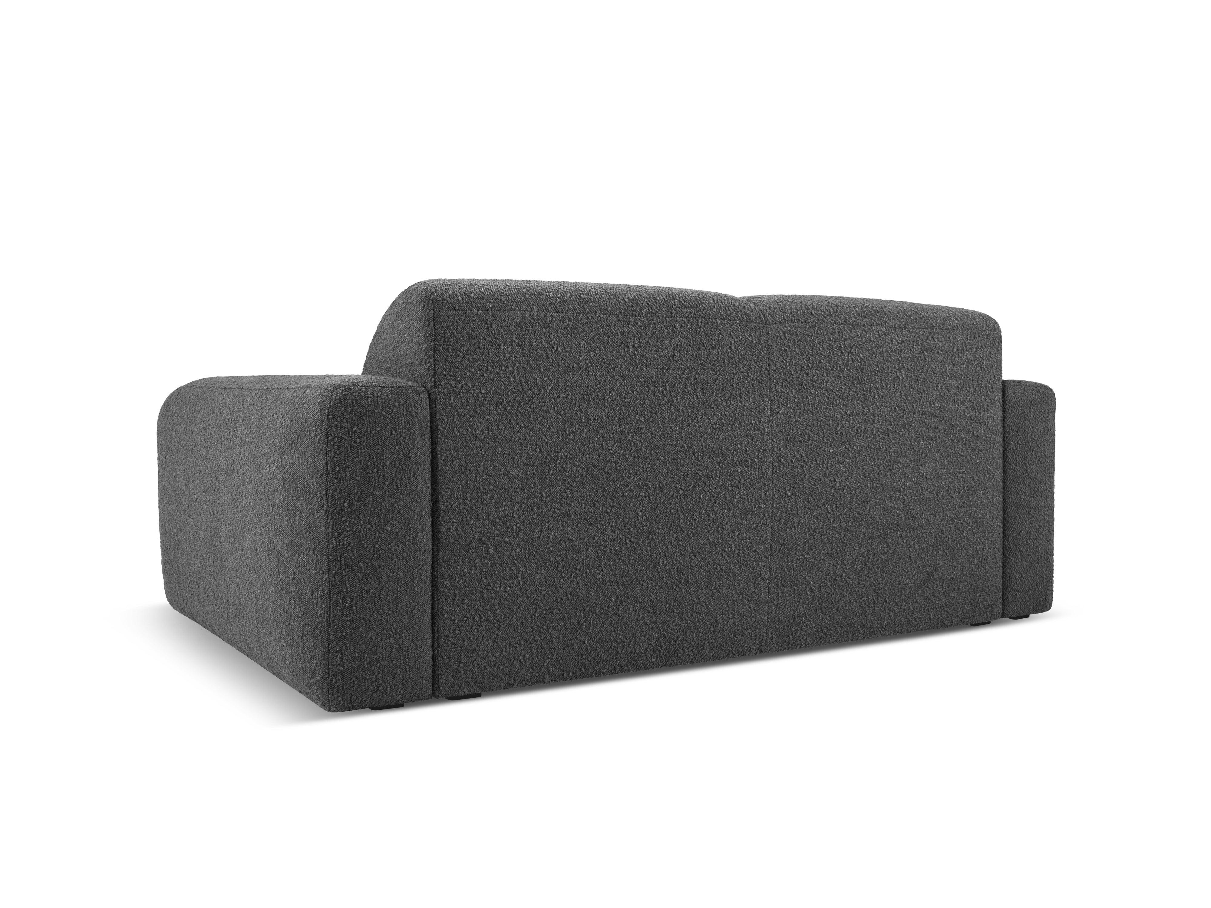 Sofa w tkaninie boucle 2-osobowa LOLA ciemnoszary Windsor & Co    Eye on Design