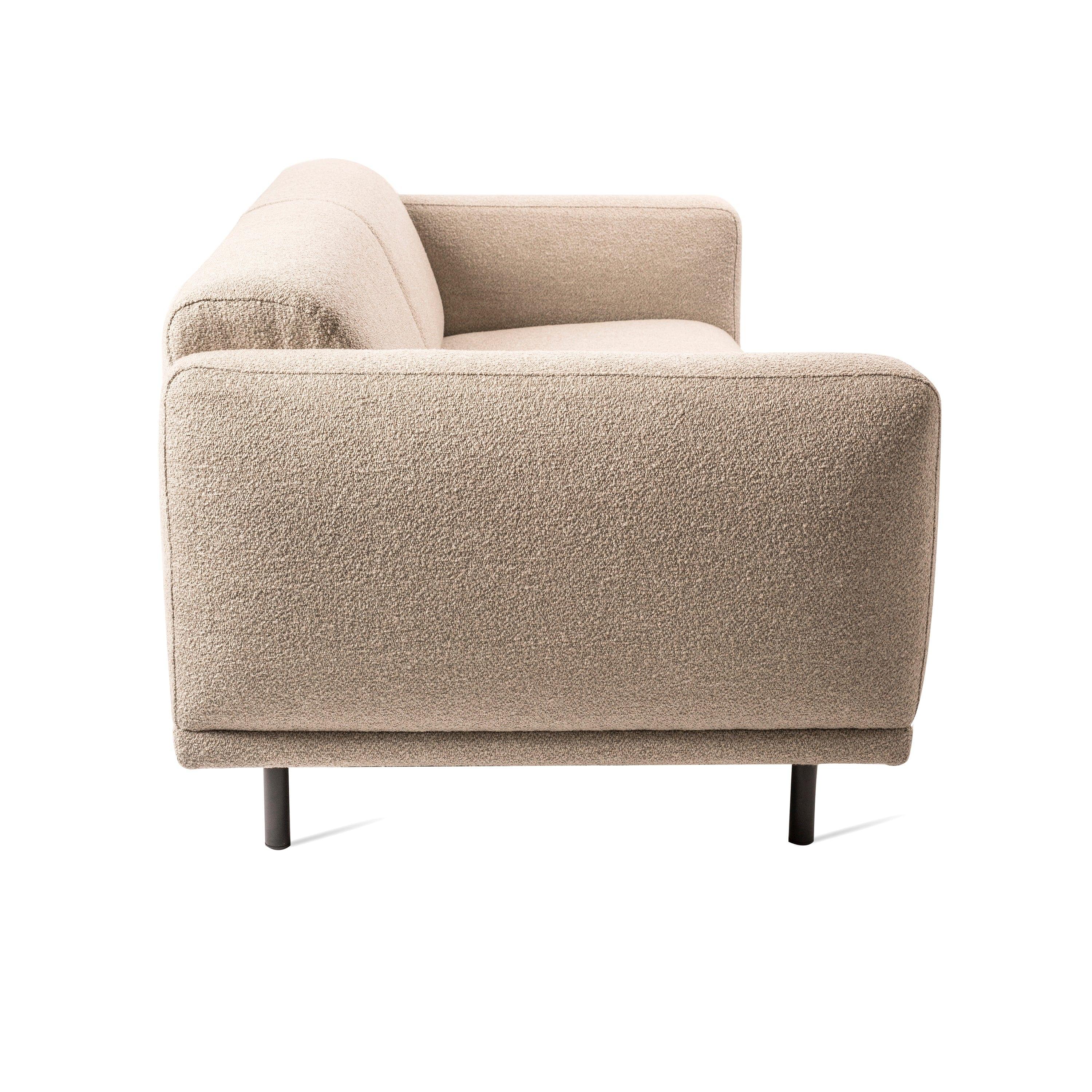 Sofa w tkaninie boucle 2-osobowa TEDDY beżowy Pols Potten    Eye on Design