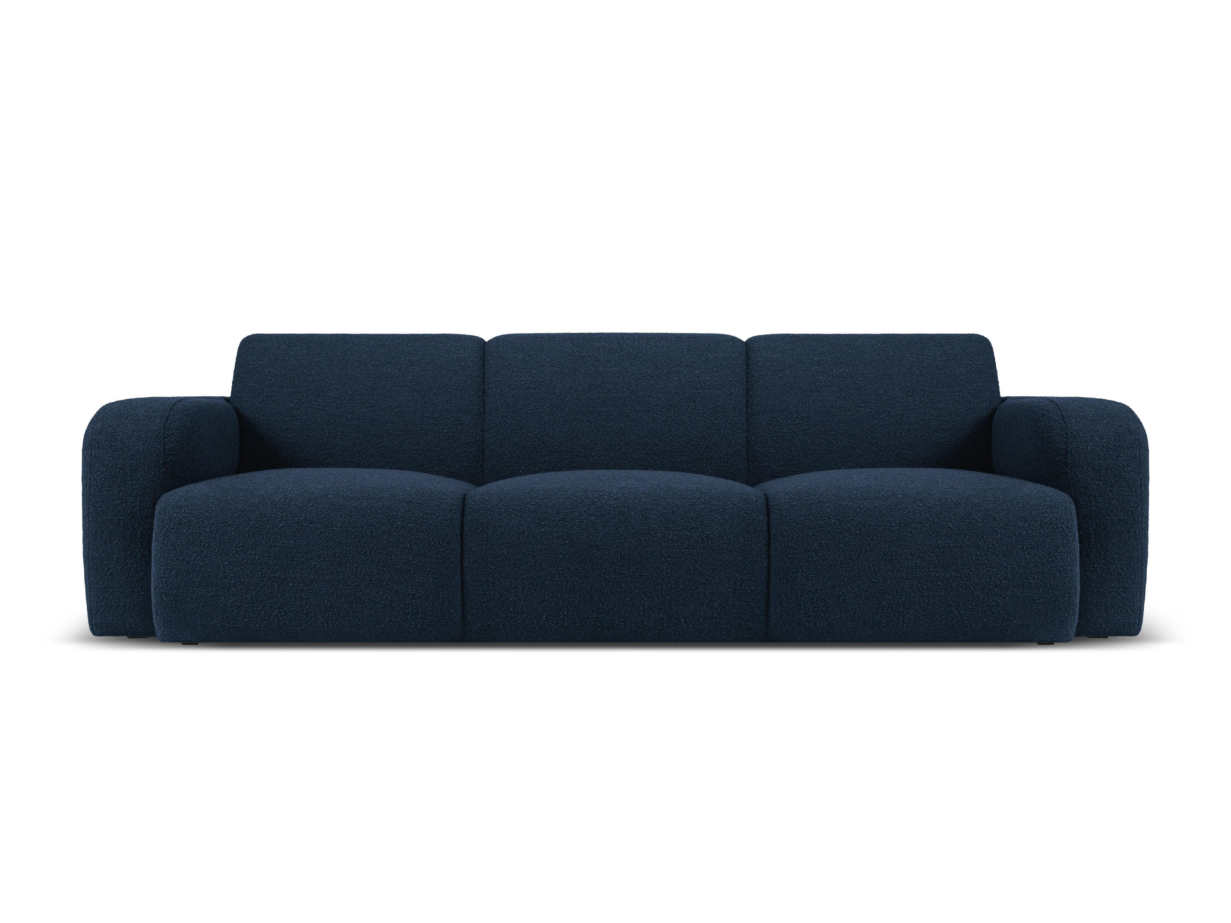 Sofa w tkaninie boucle 3-osobowa LOLA ciemnoniebieski Windsor & Co    Eye on Design