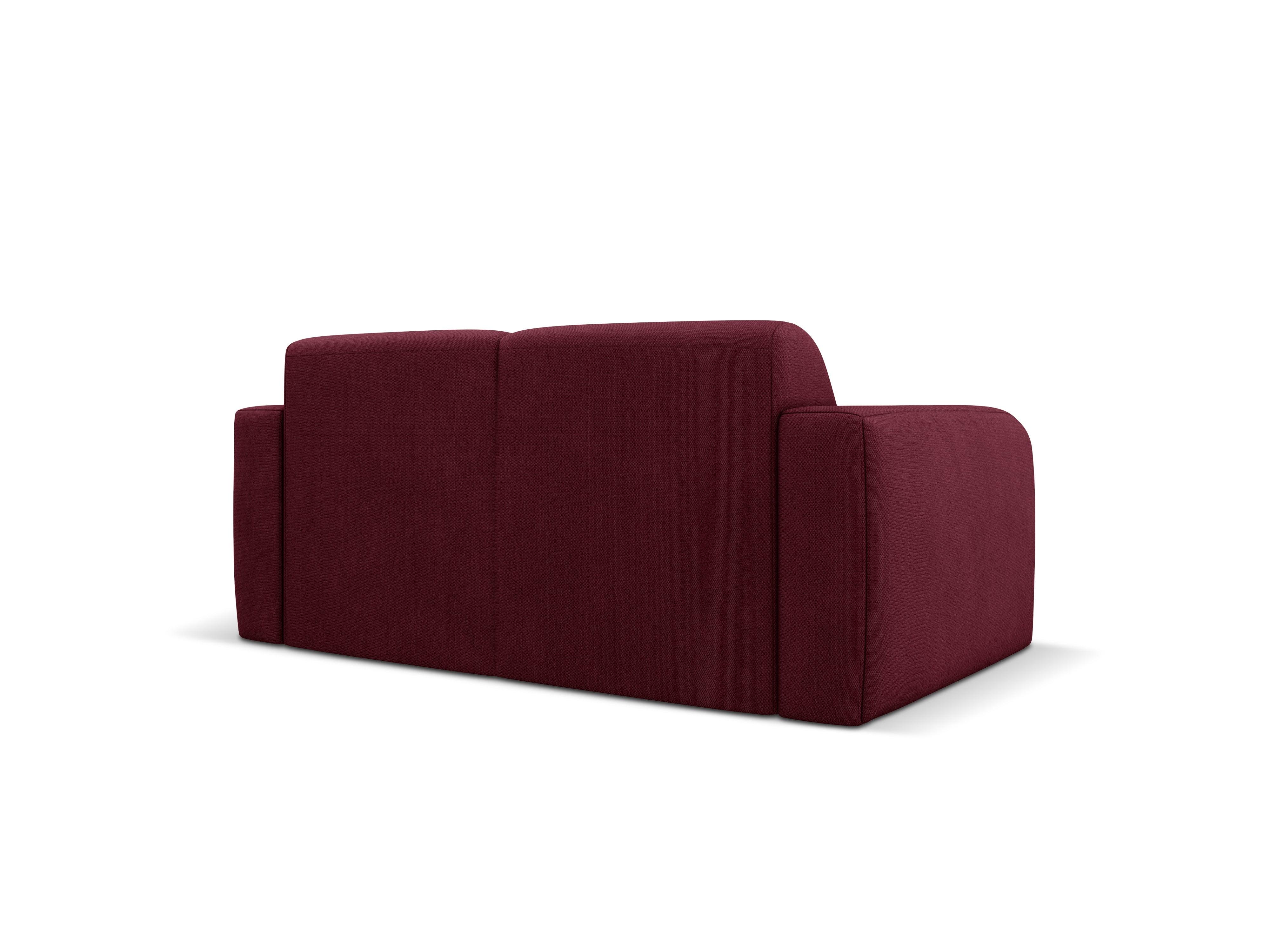 Sofa w tkaninie chenillowej 2-osobowa LOLA bordowy Windsor & Co    Eye on Design