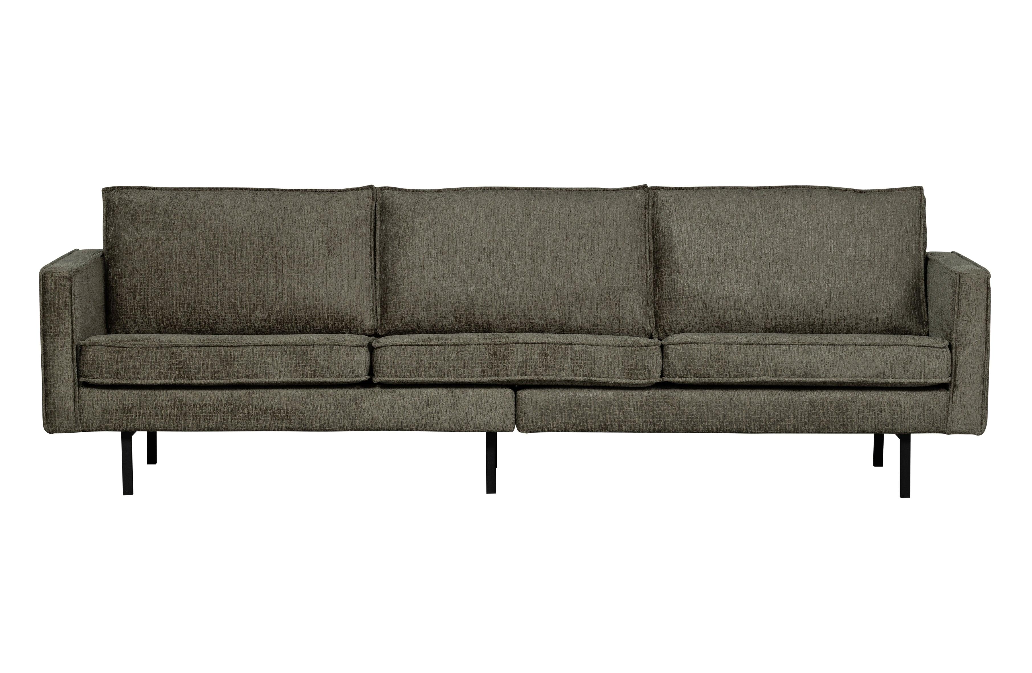 Sofa welurowa 3-osobowa RODEO szarozielony Be Pure    Eye on Design