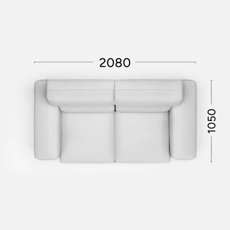 Sofa z funkcją spania CLOUD Rosanero 208x105 cm Grupa 0 Nie Eye on Design