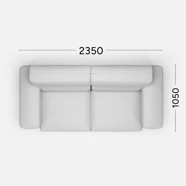 Sofa z funkcją spania CLOUD Rosanero 235x105 cm Grupa 0 Nie Eye on Design