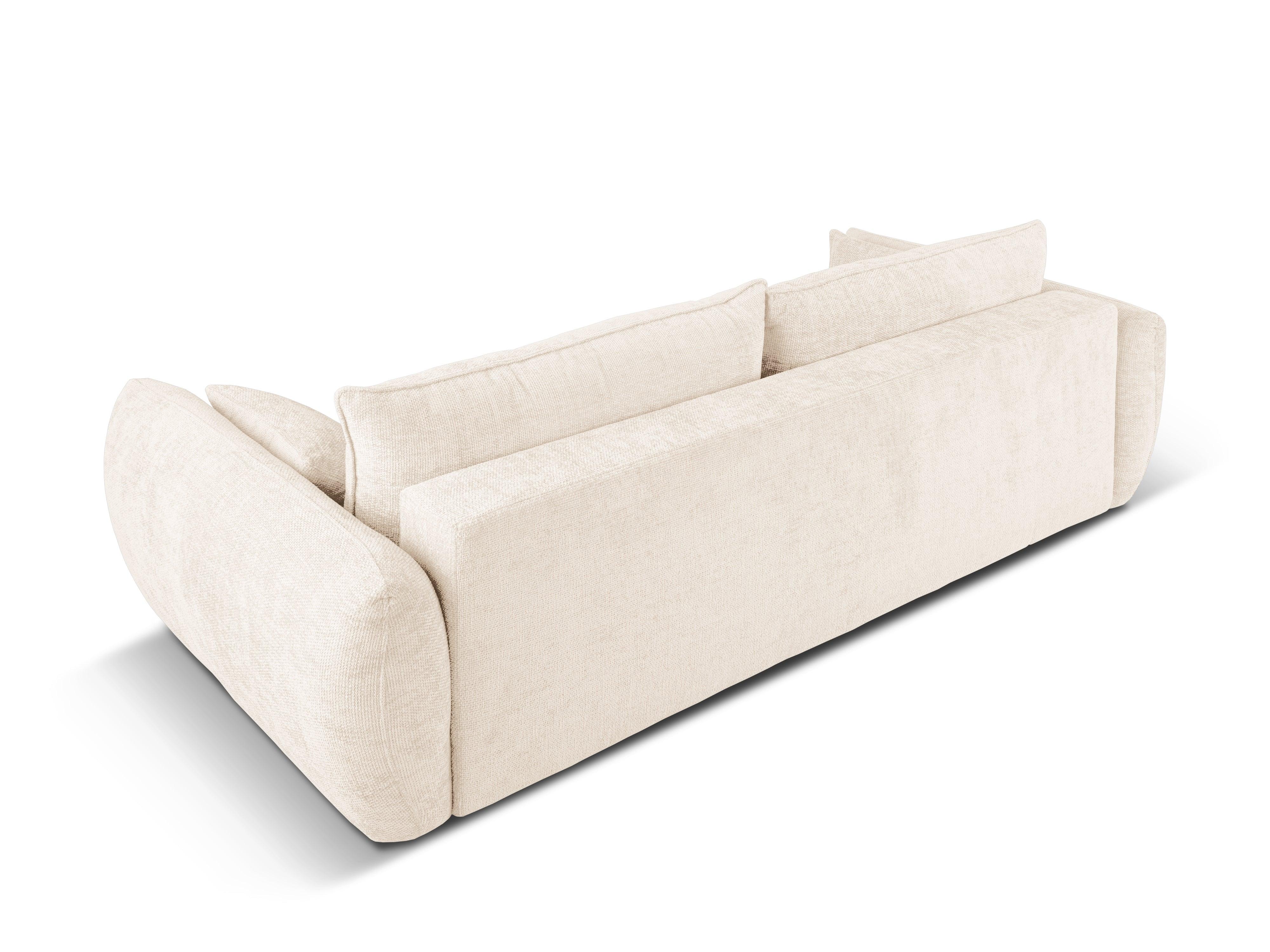 Sofa z funkcją spania MATERA jasnobeżowy szenil Cosmopolitan Design    Eye on Design